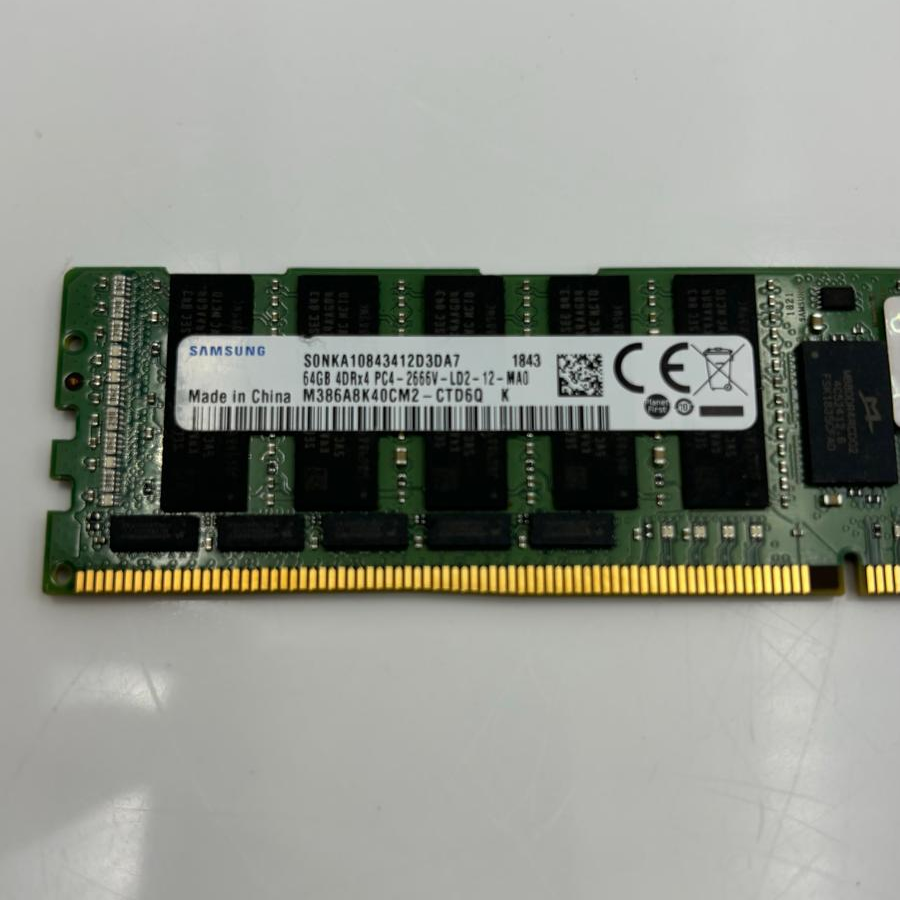 Samsung M386A8K40CM2 64GB DDR4 LRDIMM - Label View | Alo Tech Solutions
