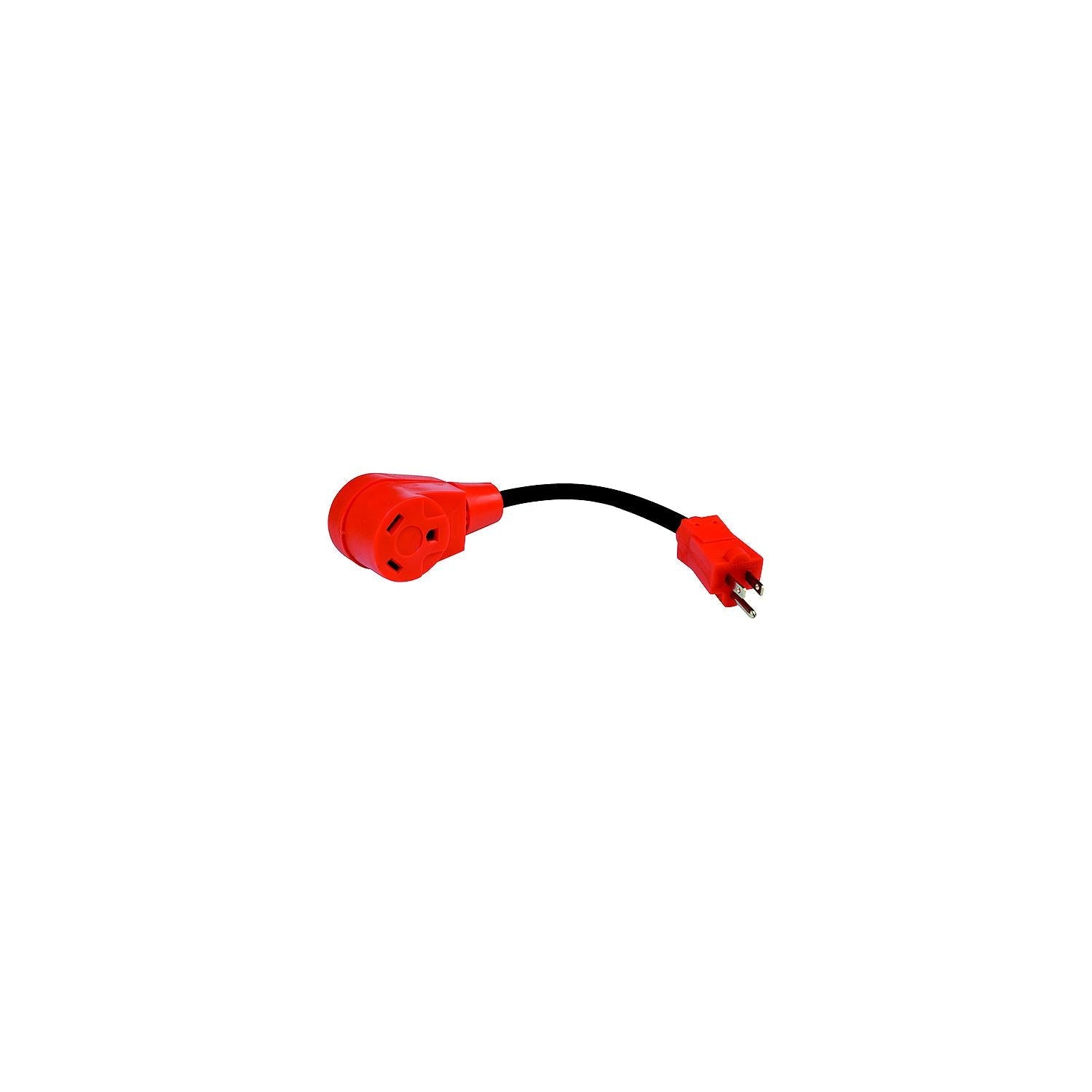 Valterra A10-1550 Mighty Cord 15AM-50AF Adapter Cord, 12", Bulk