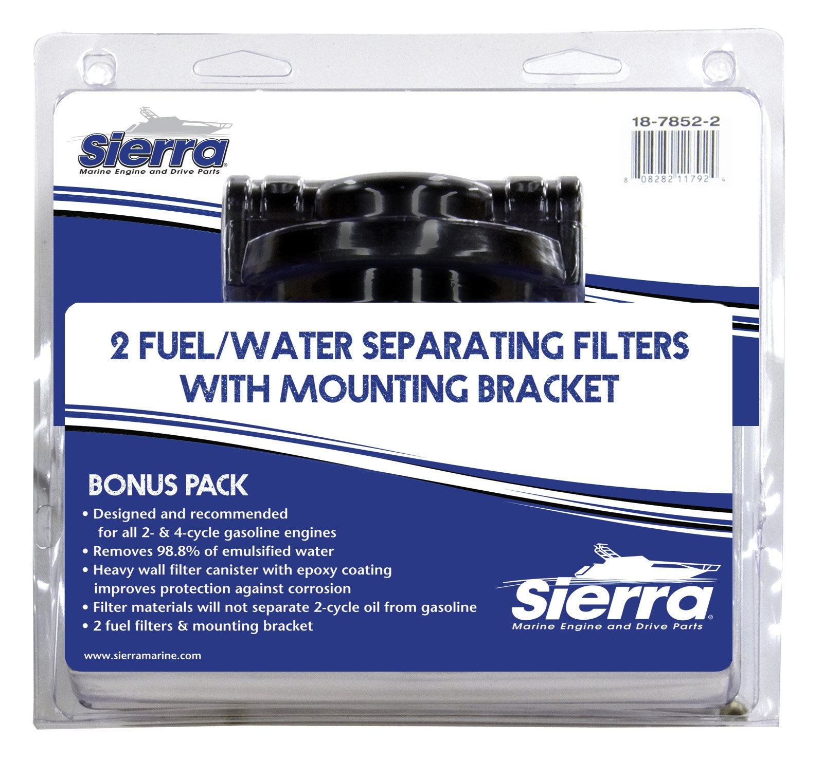 Sierra 18-7852-2 Fuel / Water Separator Bonus Pack