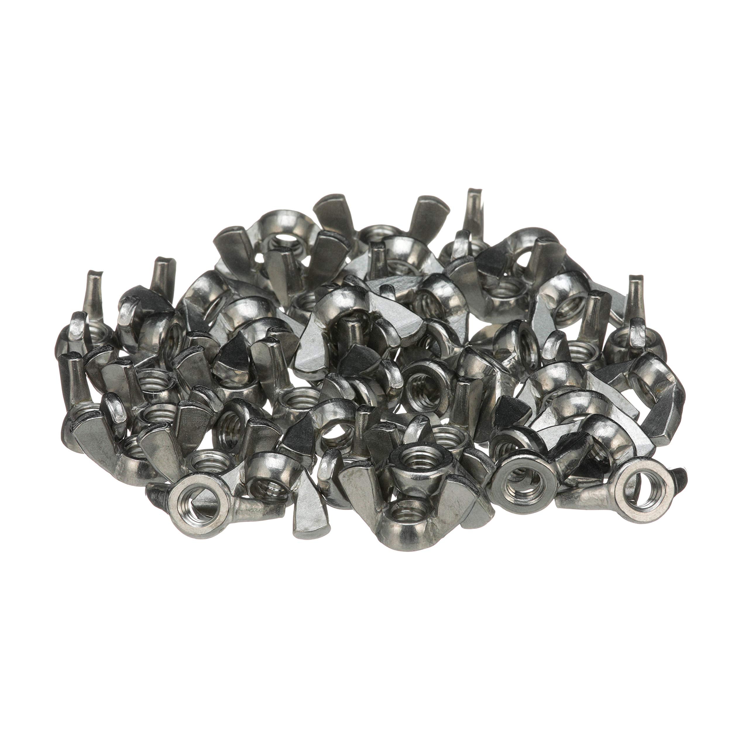 Seachoice SC1374 18-8 Stainless Steel Wing Nuts, 3/8-16 Size, Pack of 50