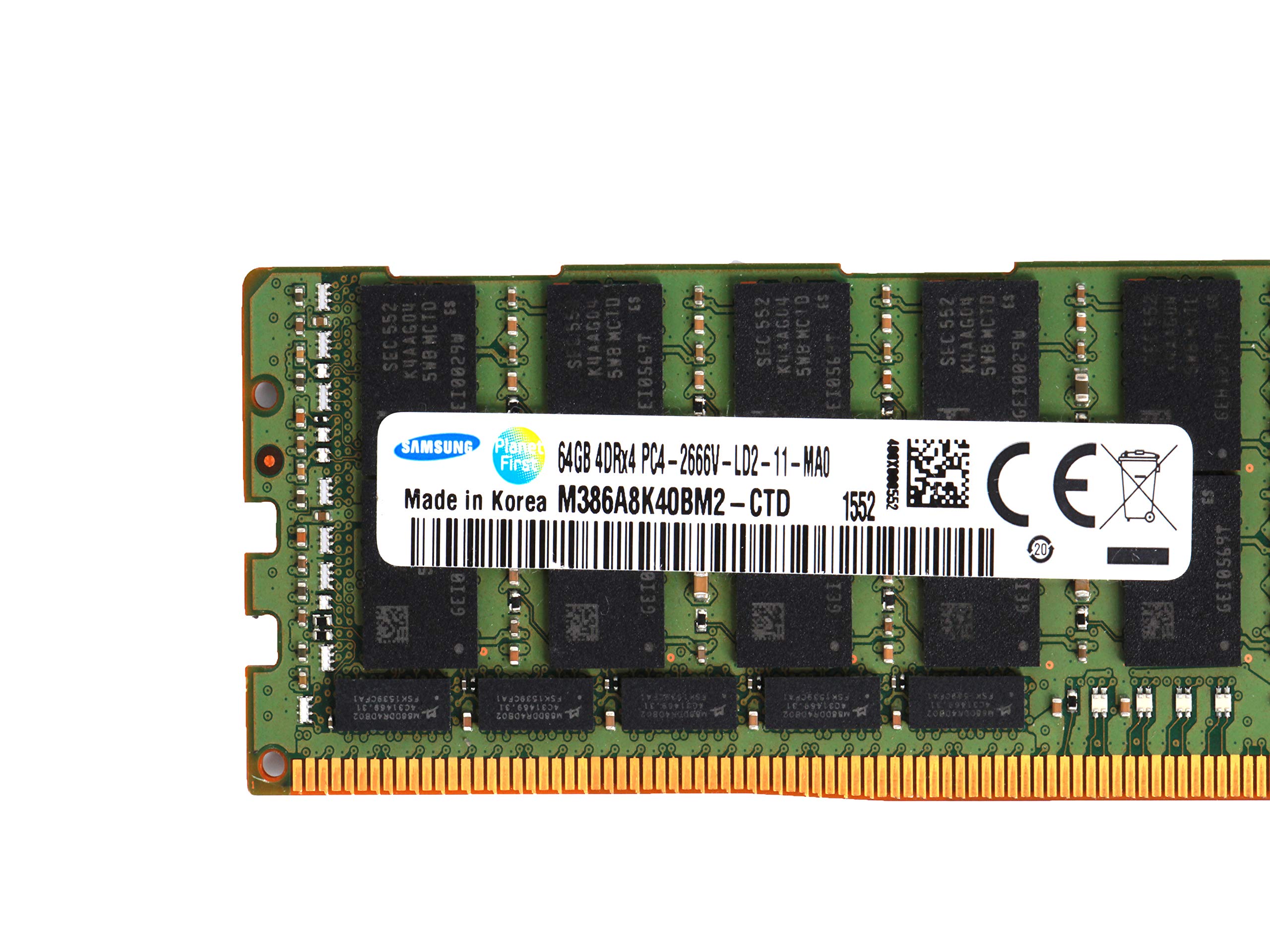 Samsung M386A8K40BM2-CTD 64GB DDR4-2666V LRDIMM - Rear | Alo Tech Solutions