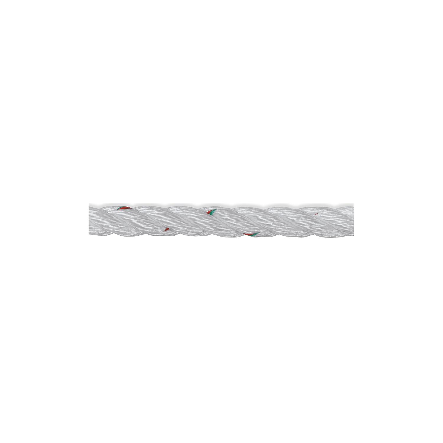Samson Rope 170 016 006 030 Pro-Set-3 Nylon, White, 1/4 X 600'
