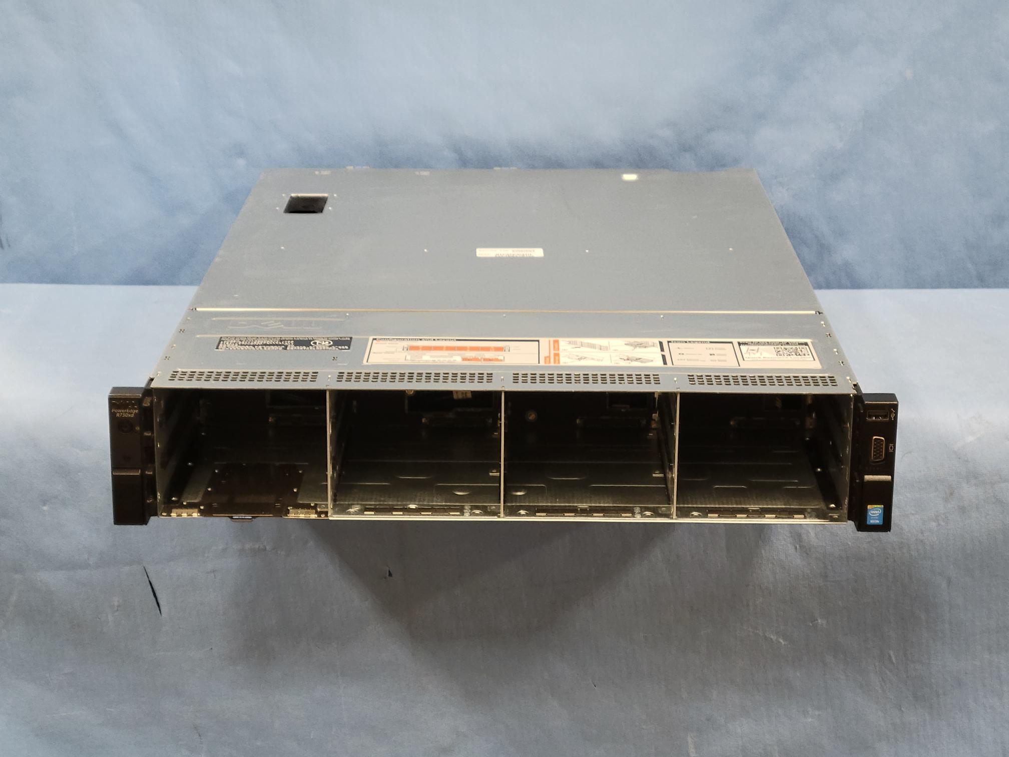 Dell PowerEdge R730XD LFF Server 2x 10 Core E5-2660v3 128GB RAM 12x 6TB 72TB