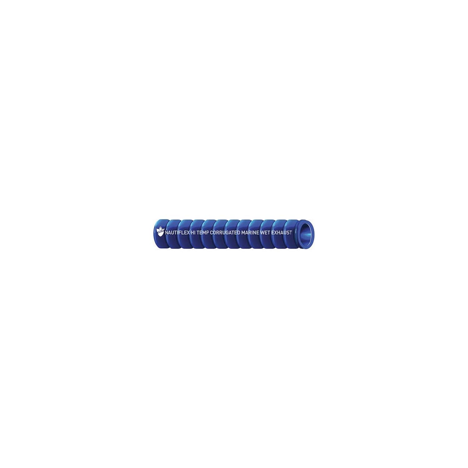 Shield 16-262-0344 Shields Marine Corrugated Blue Series 262 Silicone Water, Exhaust 12-1/2' Hose
