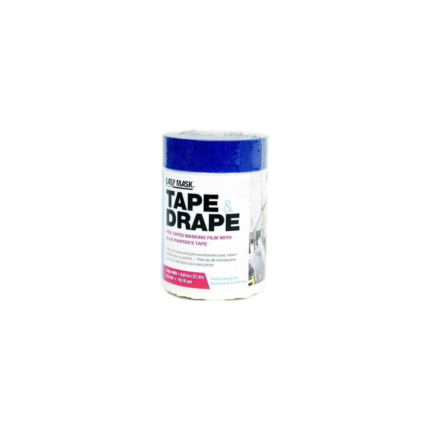 Trimaco 396590 Tape & Drape w/14 Day Tape, 2' X 90'