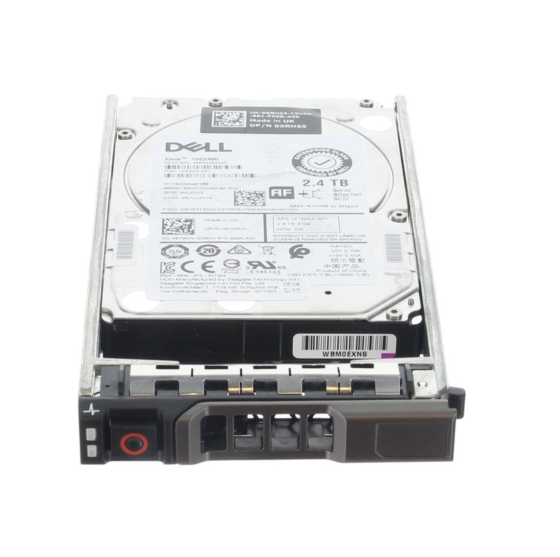 Dell Toshiba 2.5" 2.4TB 10K 12GBPS 512e SAS Hard Drive - F9NWJ AL15SEB24EQY