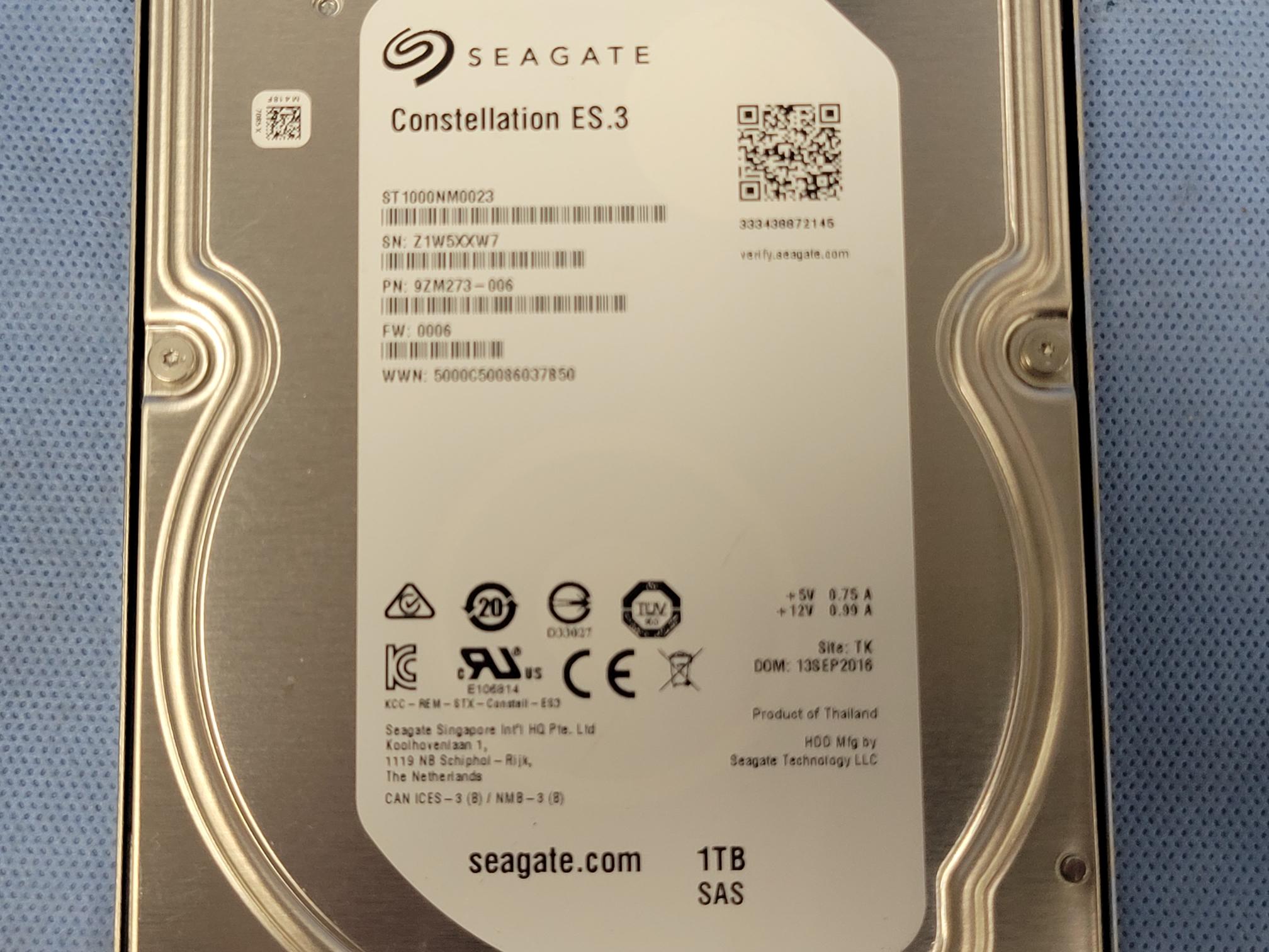 HPE Nimble 1TB 7.2K 6Gb/s 3.5" SAS HDD ES2 Series Caddy | Q8D73A | SP2-HDD-1TB