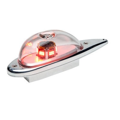 Whelen LED Anti-collision light (5-Hole rudder mount, Barons, 2.25 lbs. cable pigtail, Red 28V (9008814