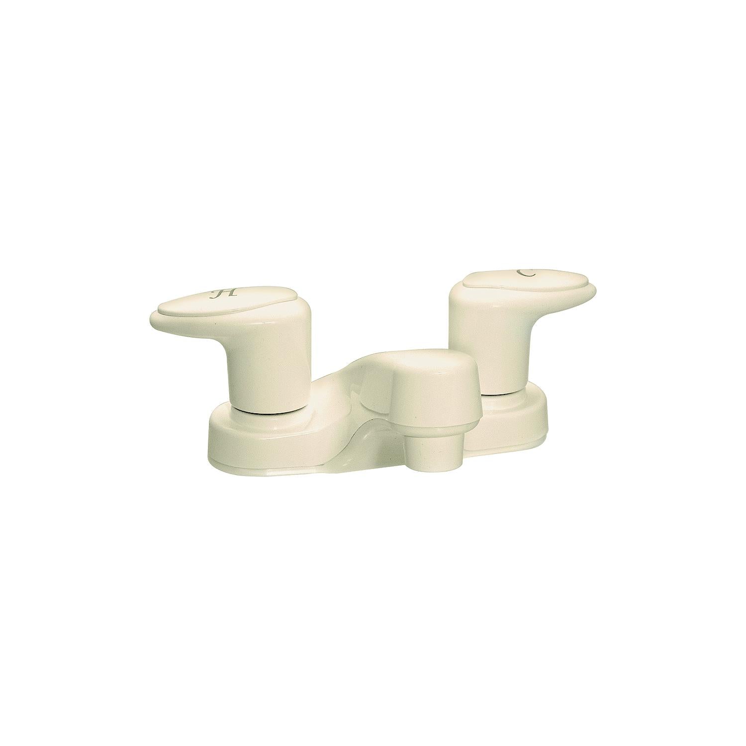 Valterra PF222101 Catalina Biscuit Finish Two Lever Handle RV Lavatory Bathroom, Faucet