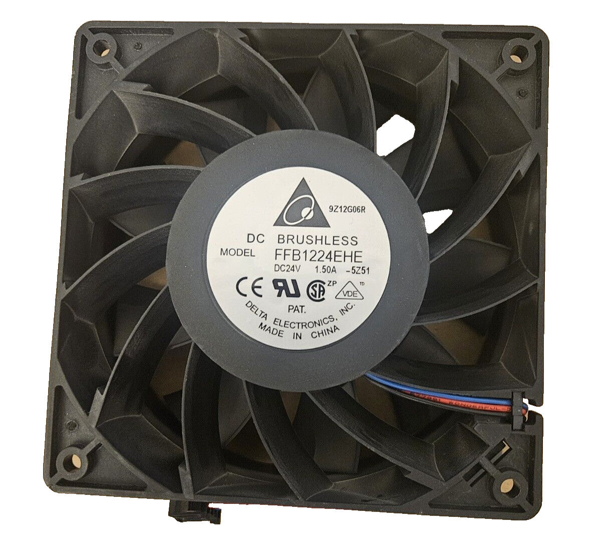 DELTA FFB1224EHE PE00/5Z51 120x120x38mm DC 24V 1.5A 3-Lines Inverter Cooling Fan