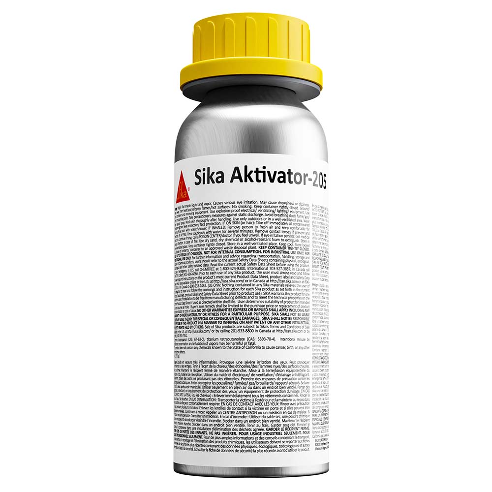 Sika 108616 Aktivator-205 Clear 250ml Bottle