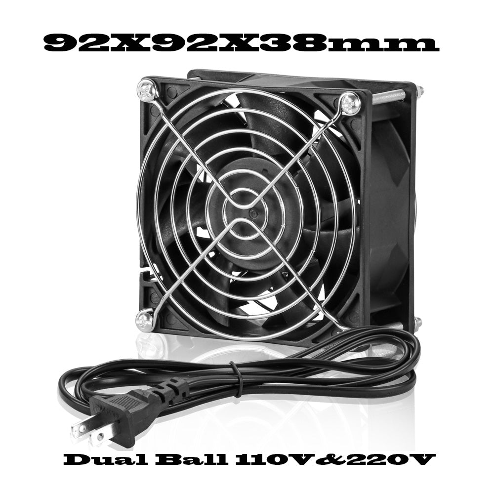 SXDOOL EC Axial Fan AC 115/230V 60mm / 70mm / 80mm / 92mm / 120mm / 172mm Series with Power Cord