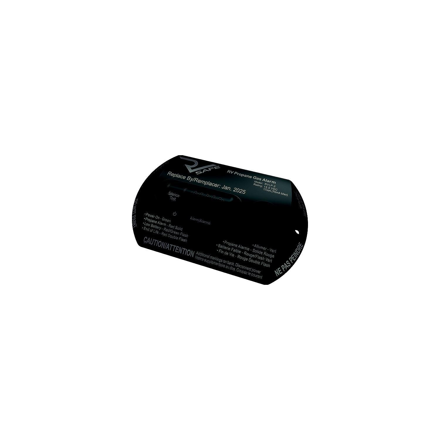 Safe Alarms RVLP-2B RV Safe Propane Alarm, Black, 2-Wire