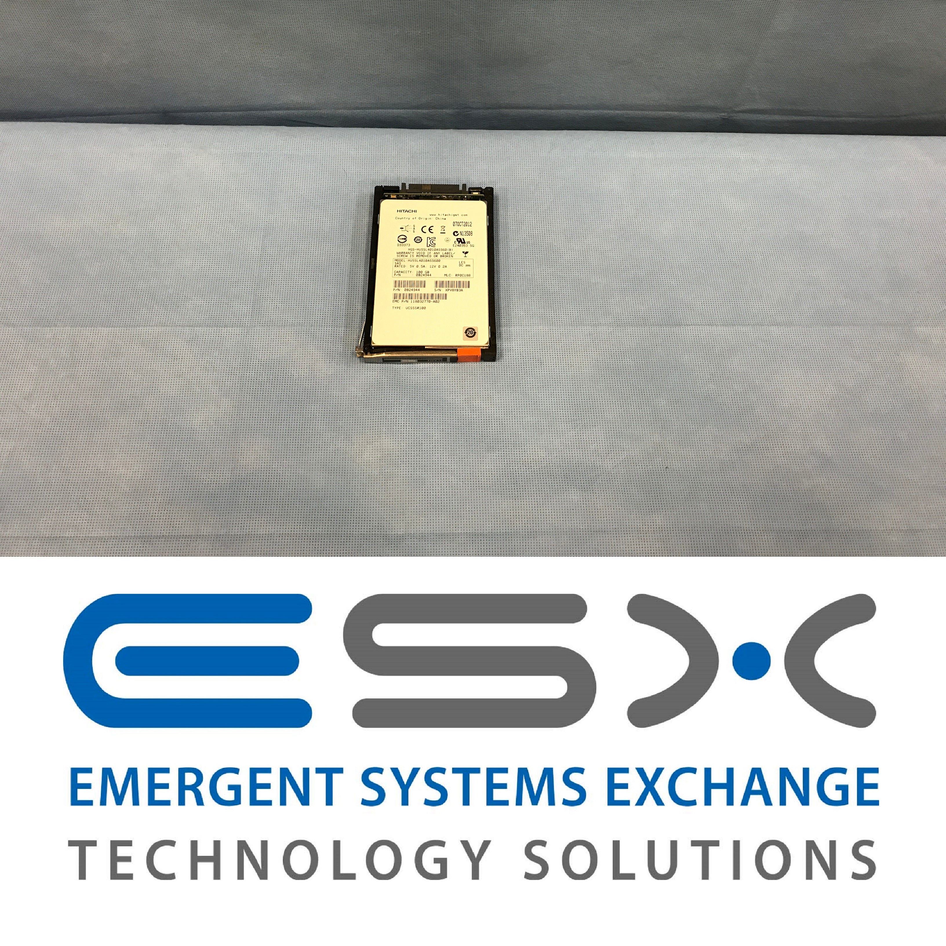 EMC VNX 100GB 2.5" 6G SSD - PN: 005049296 / VX-2S6F-100