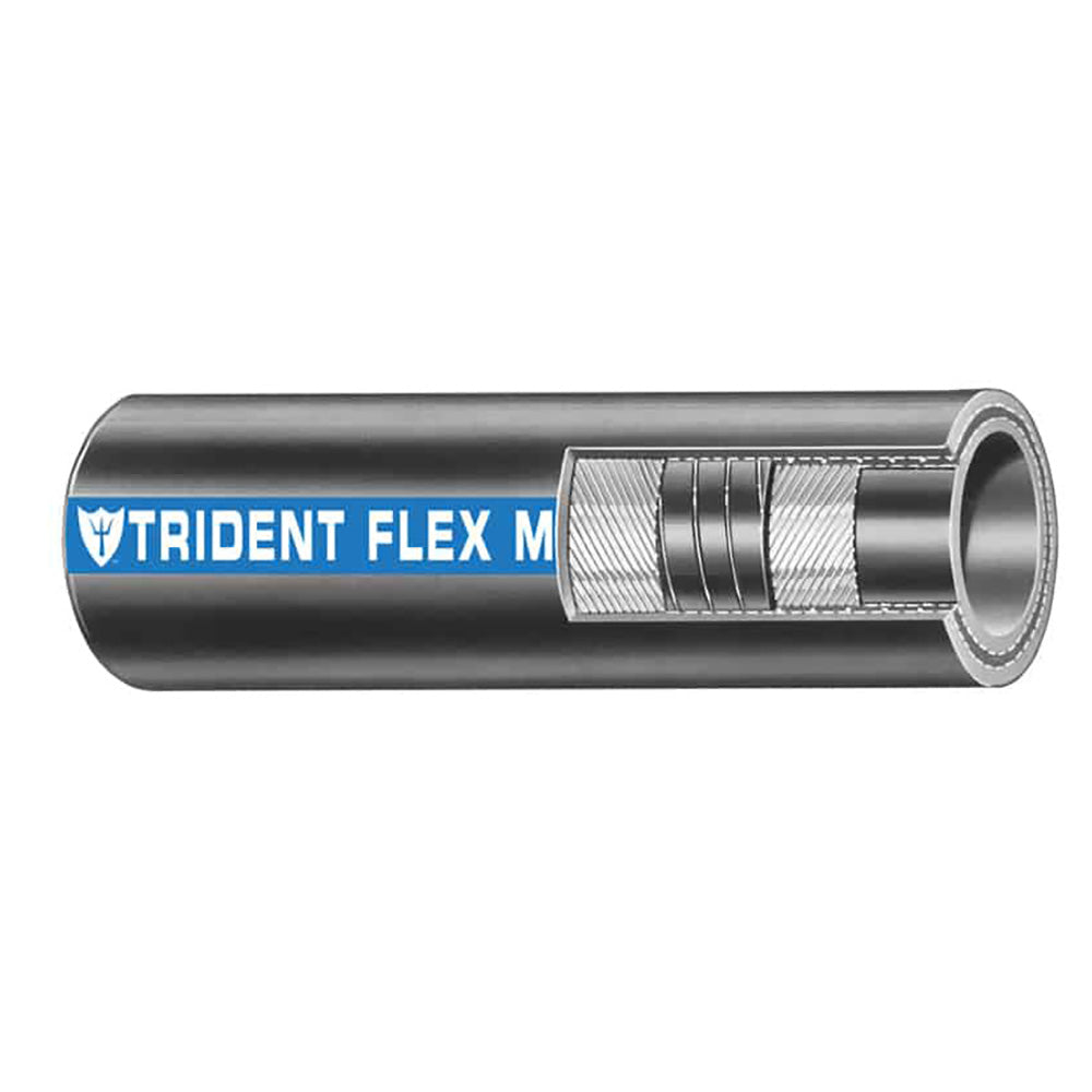 Trident Marine 100-1144-1B Trident Flex Water Hose w/Wire, 1-1/4" Sold per rolling foot