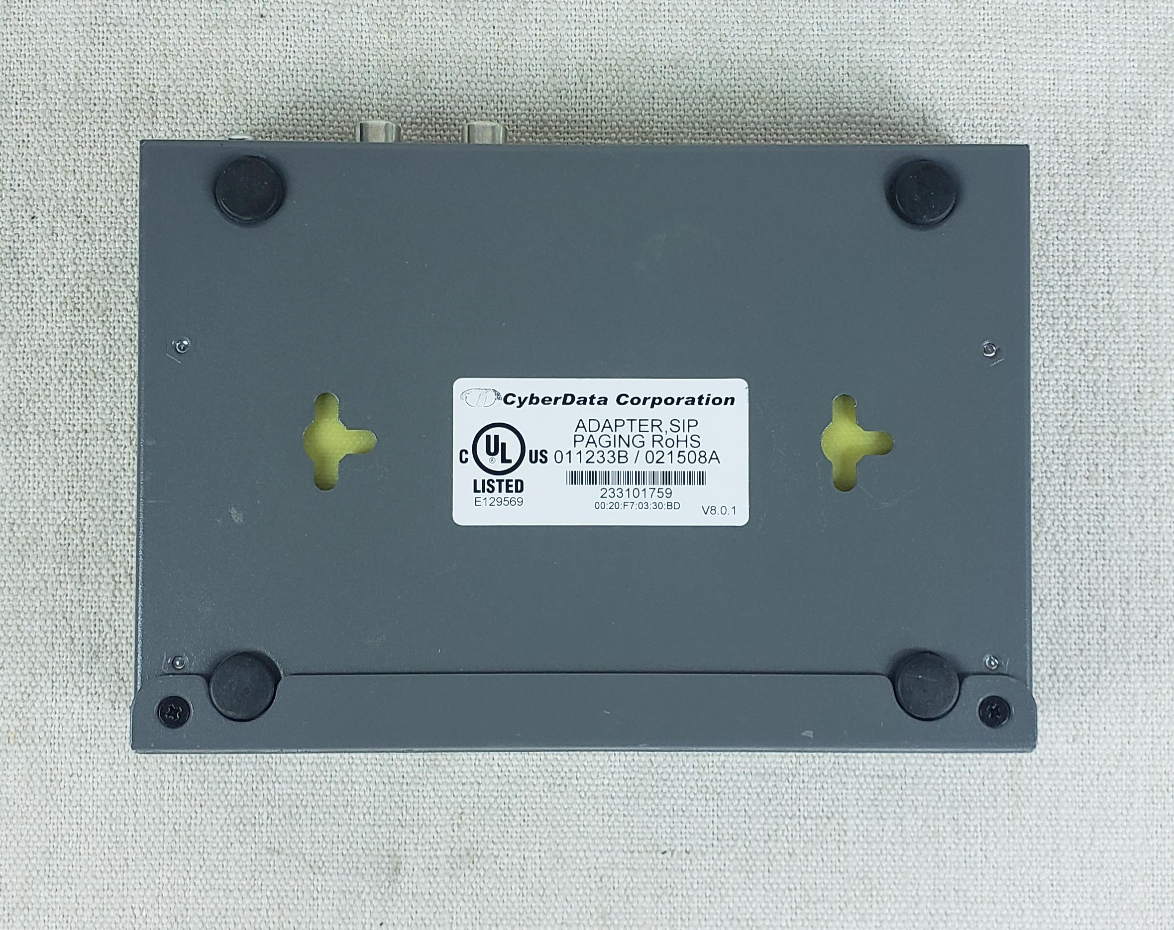CyberData 011233B Sip VoIP Paging Adapter
