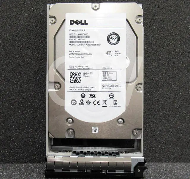 Dell 9FL066-150 - 300GB 15K SAS HDD Label Detail | Alo Tech Solutions