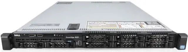 Dell PowerEdge R620 8B Server 2x E5-2680 v2 2.8GHz 20-Cores 384GB DDR3 4x 600GB 10K HDD S110