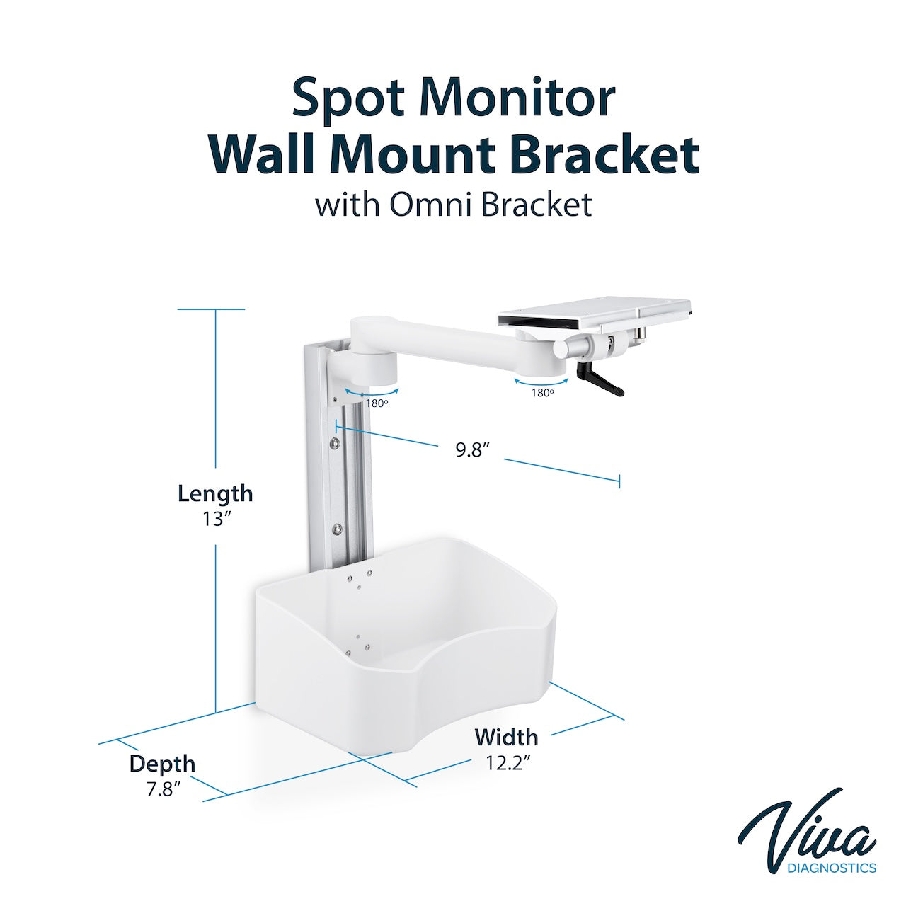 Wall Mount Bracket for Omni Spot Monitor