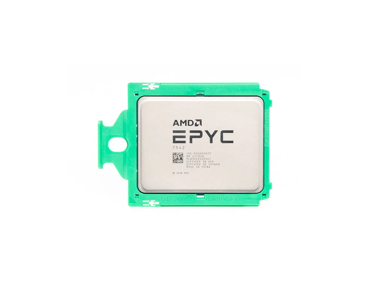 AMD EPYC 32 CORE PROCESSOR 7542 2.9GHZ BASE / 3.4GHZ MAX 128MB L3 CACHE TDP 225W SP3 SOCKET