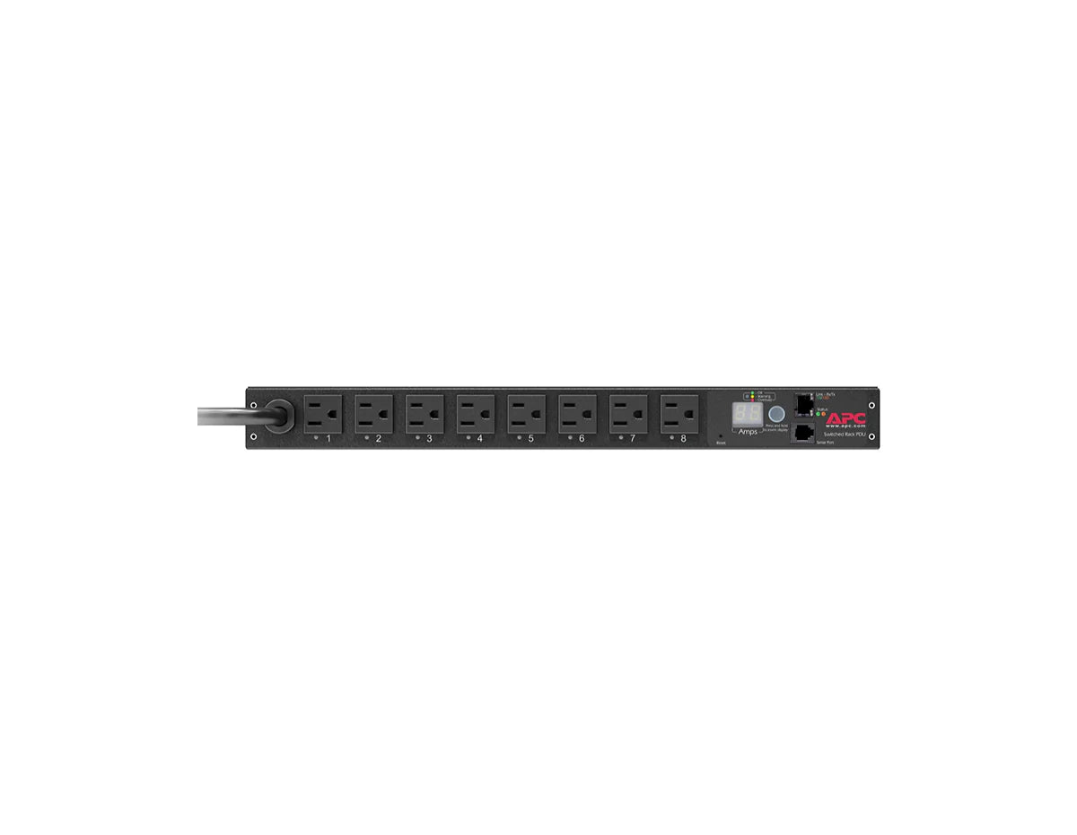 APC AP7900B - Switched Rack PDU 1U 1.4kW 120V 15A 8 Outlets | Power Distribution Unit | Alo Tech Solutions