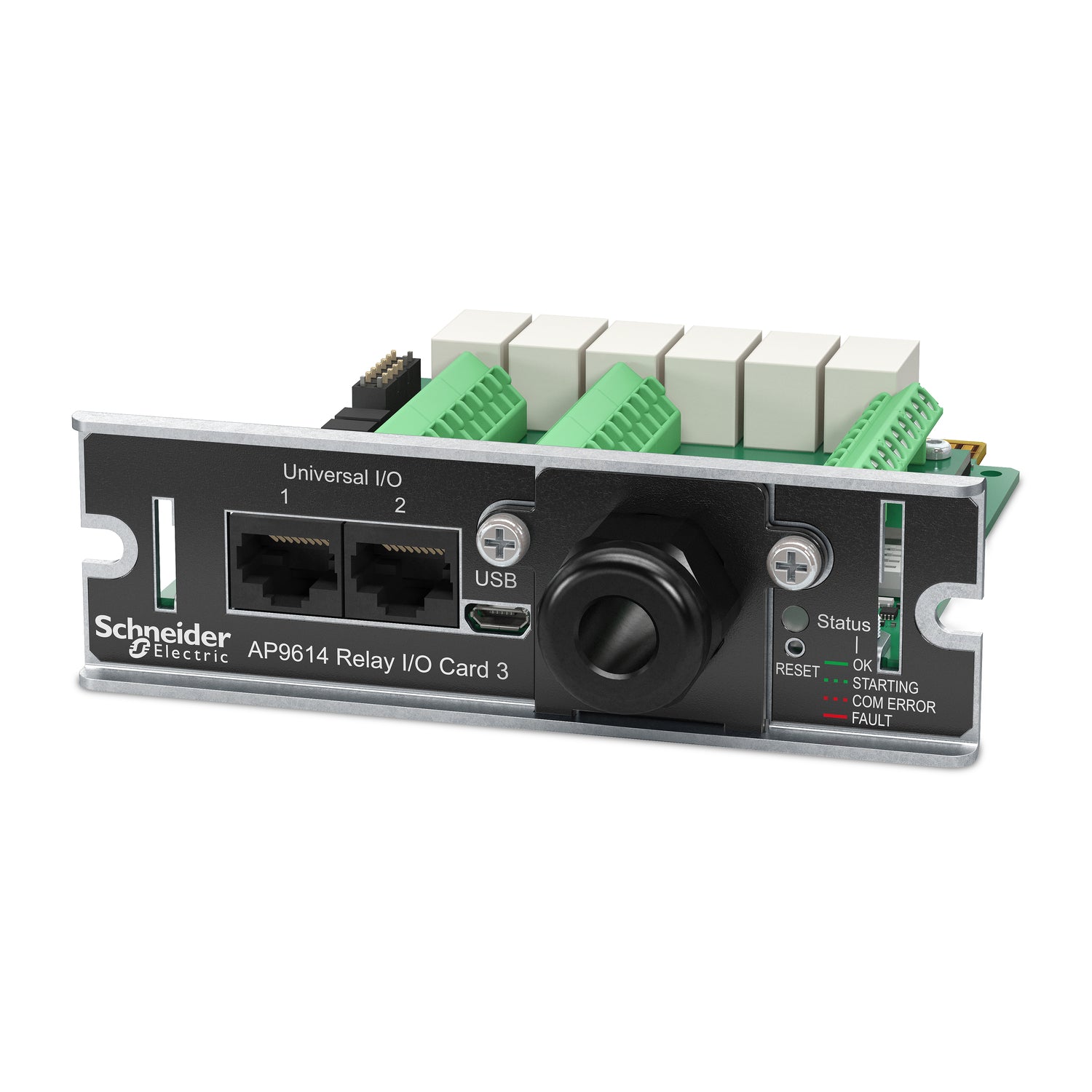APC AP9614 Dry Contact I/O SmartSlot UPS Management Card | Alo Tech Solutions