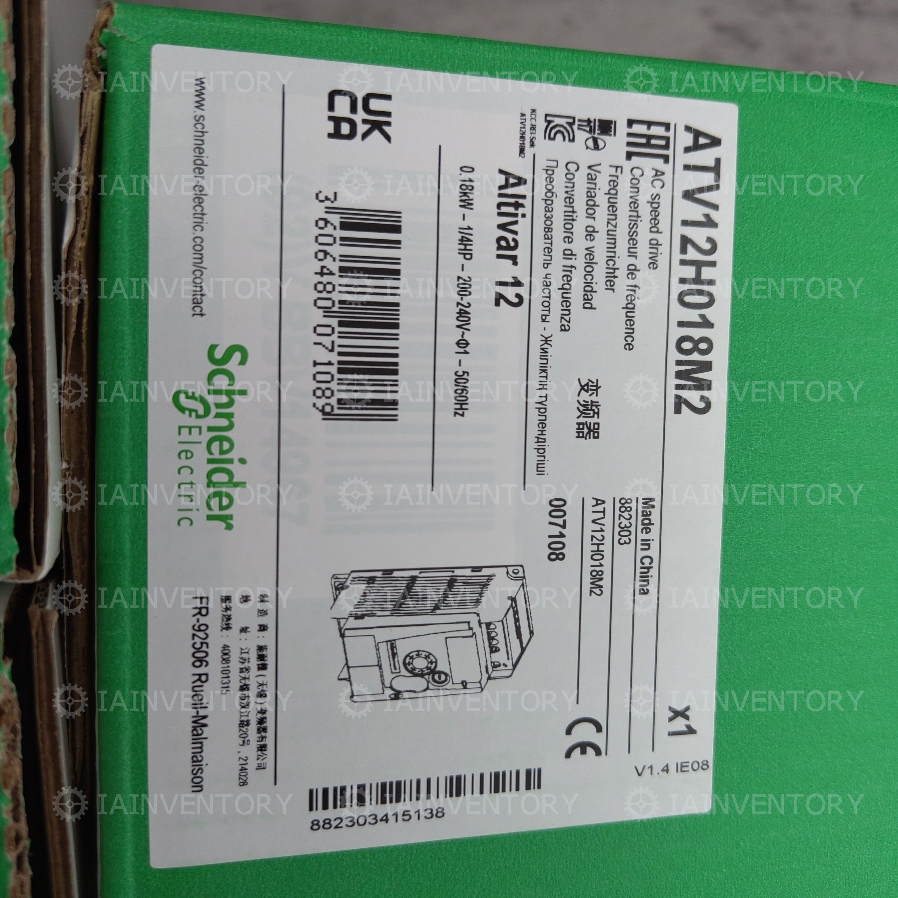Inverter ATV12H018M2 0.18KW 220V