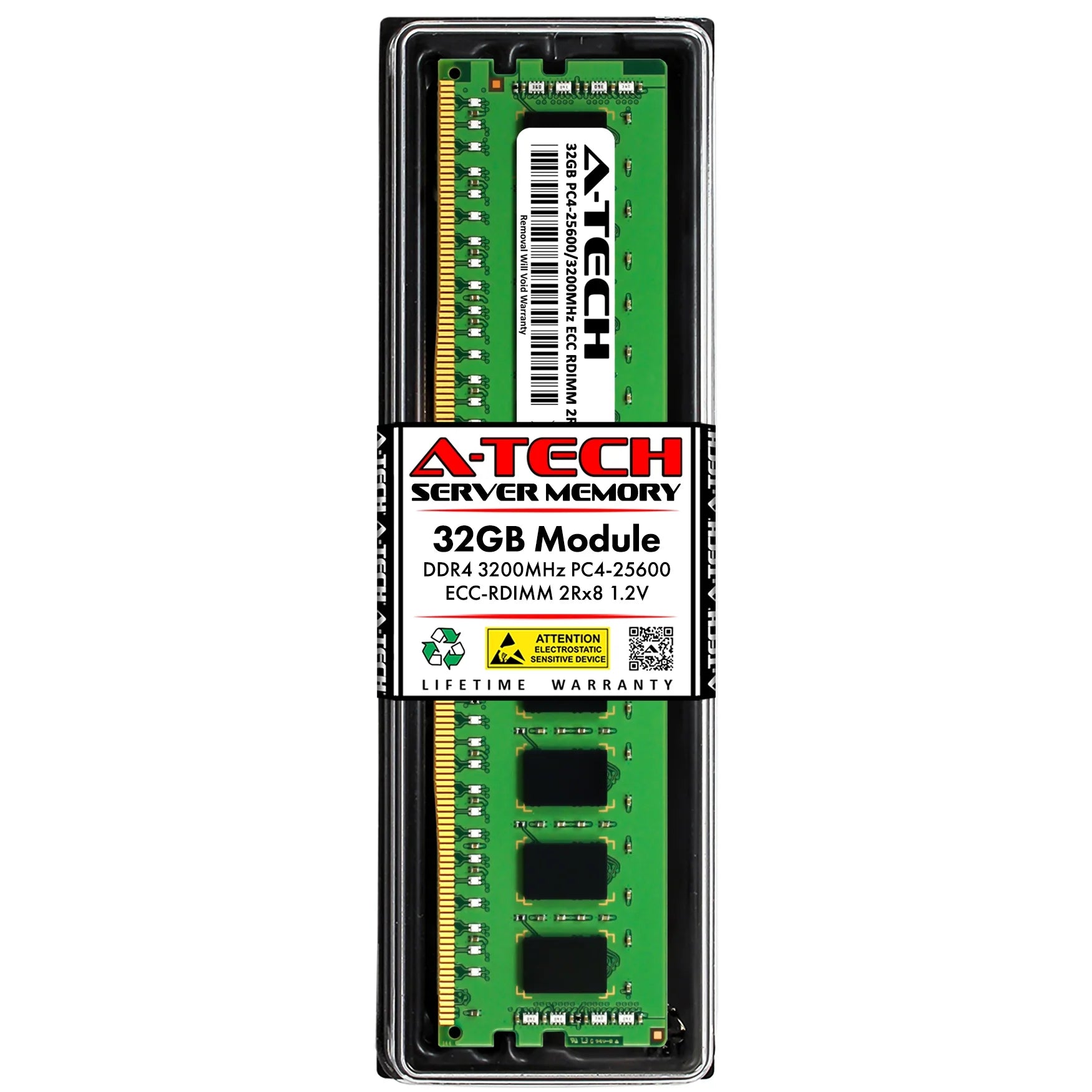 Dell PowerEdge T550 Memory RAM | 32GB 2Rx8 DDR4 3200MHz (PC4-25600 RDIMM