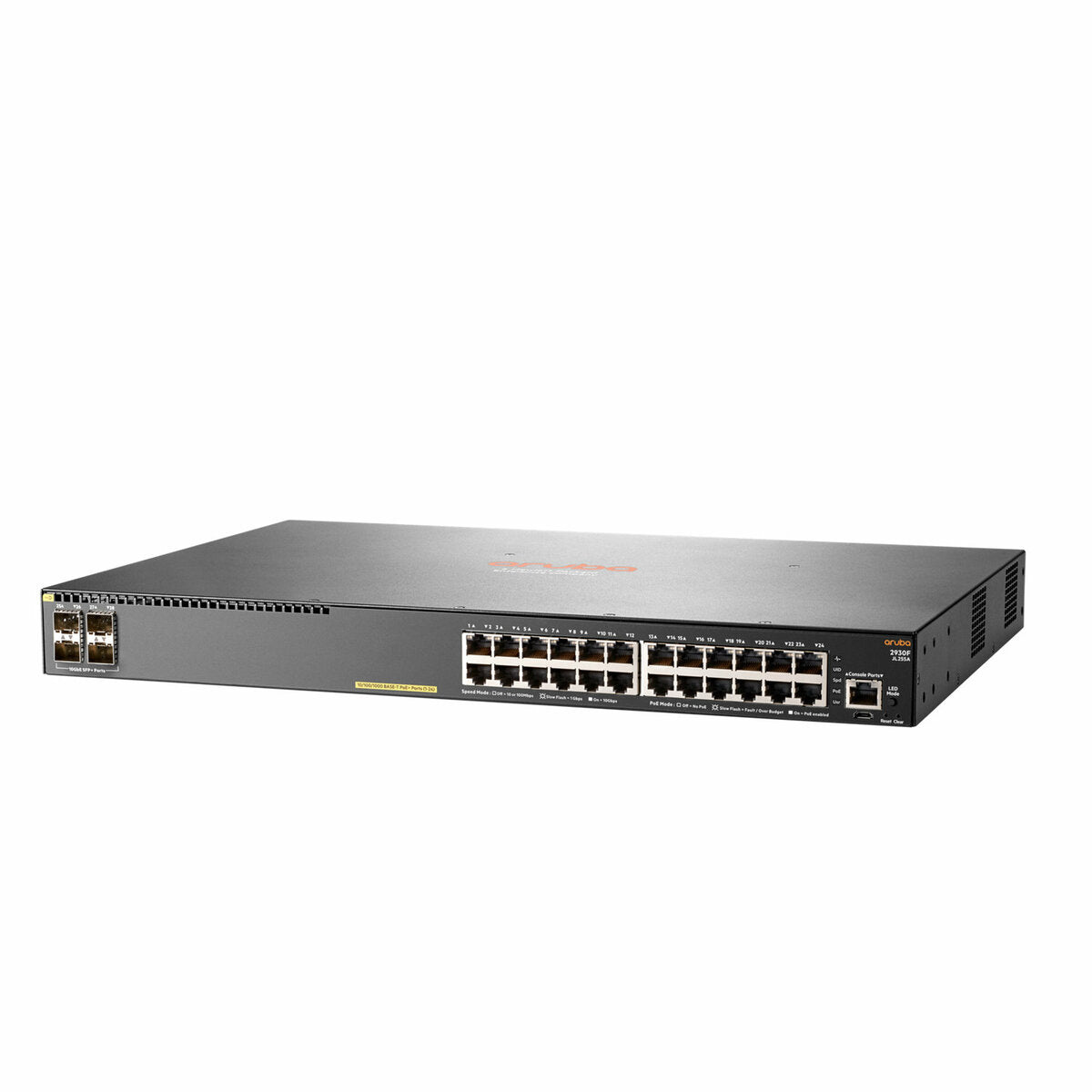 HPE Aruba Networking 2930F 24G PoE+ 4SFP+ Switch (JL255A#ABA)