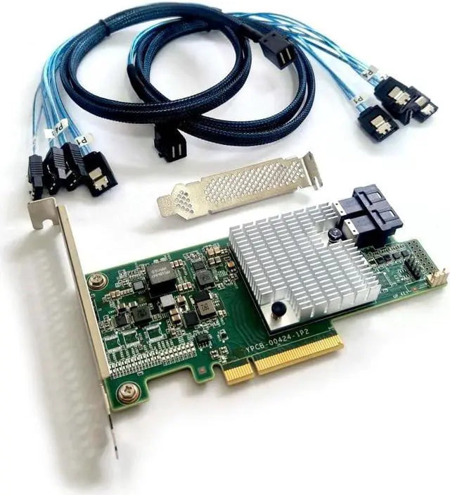 LSI SAS3008 9300-8i IT-Mode 12Gb/s 8-Port HBA + SFF-8643 Cables | Alo Tech Solutions