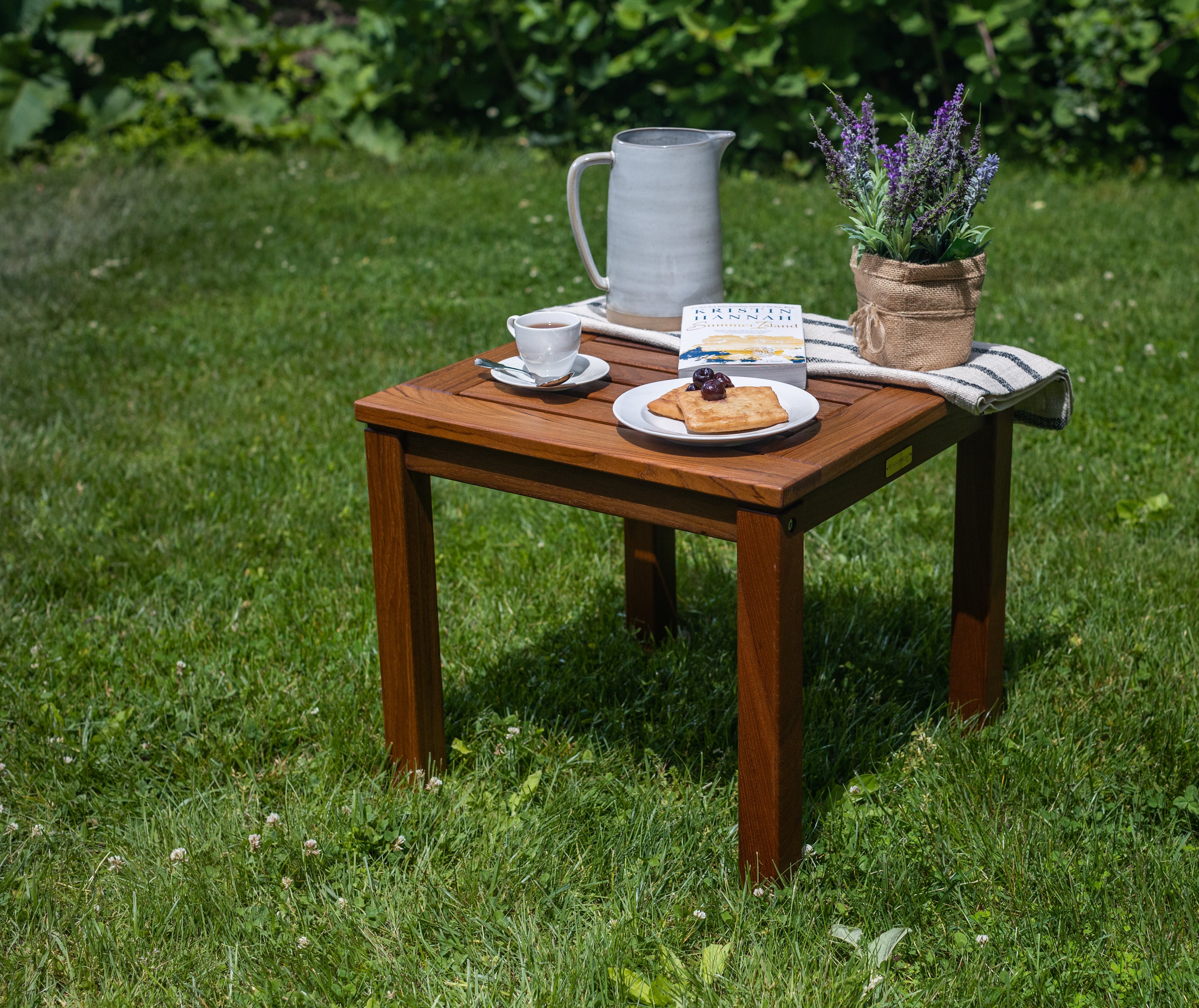 Whitecap WT60053 Briarwood Square Side Table