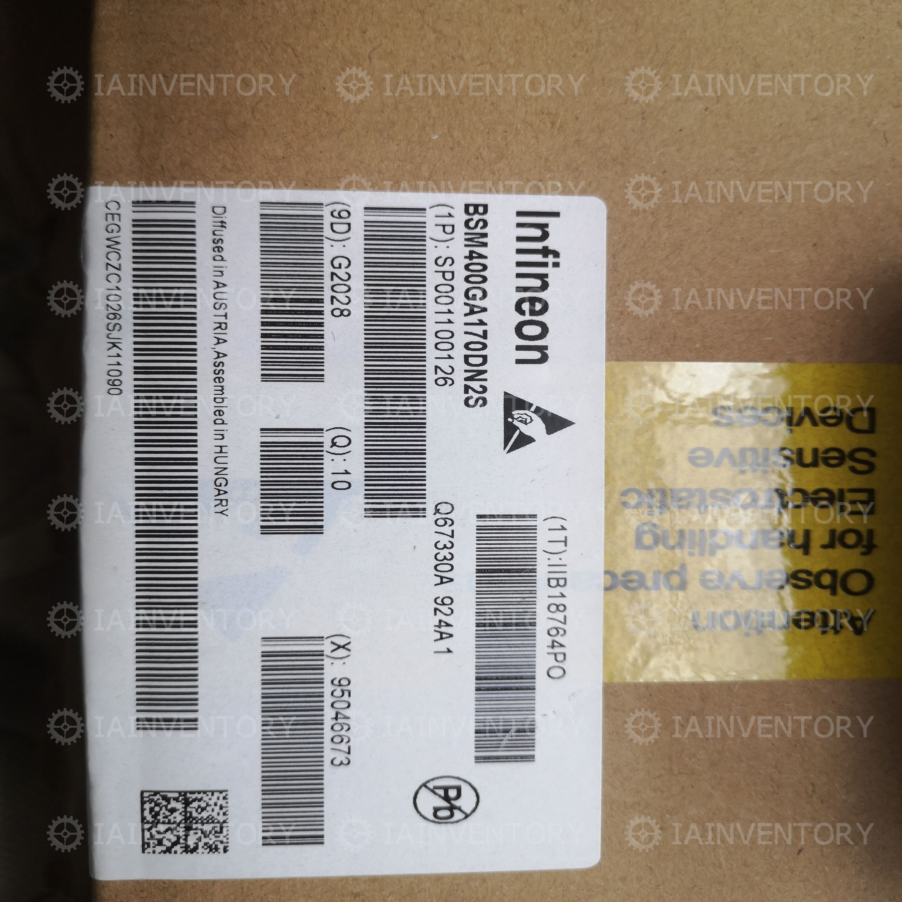 INFINEON/EUPEC Module BSM400GA170