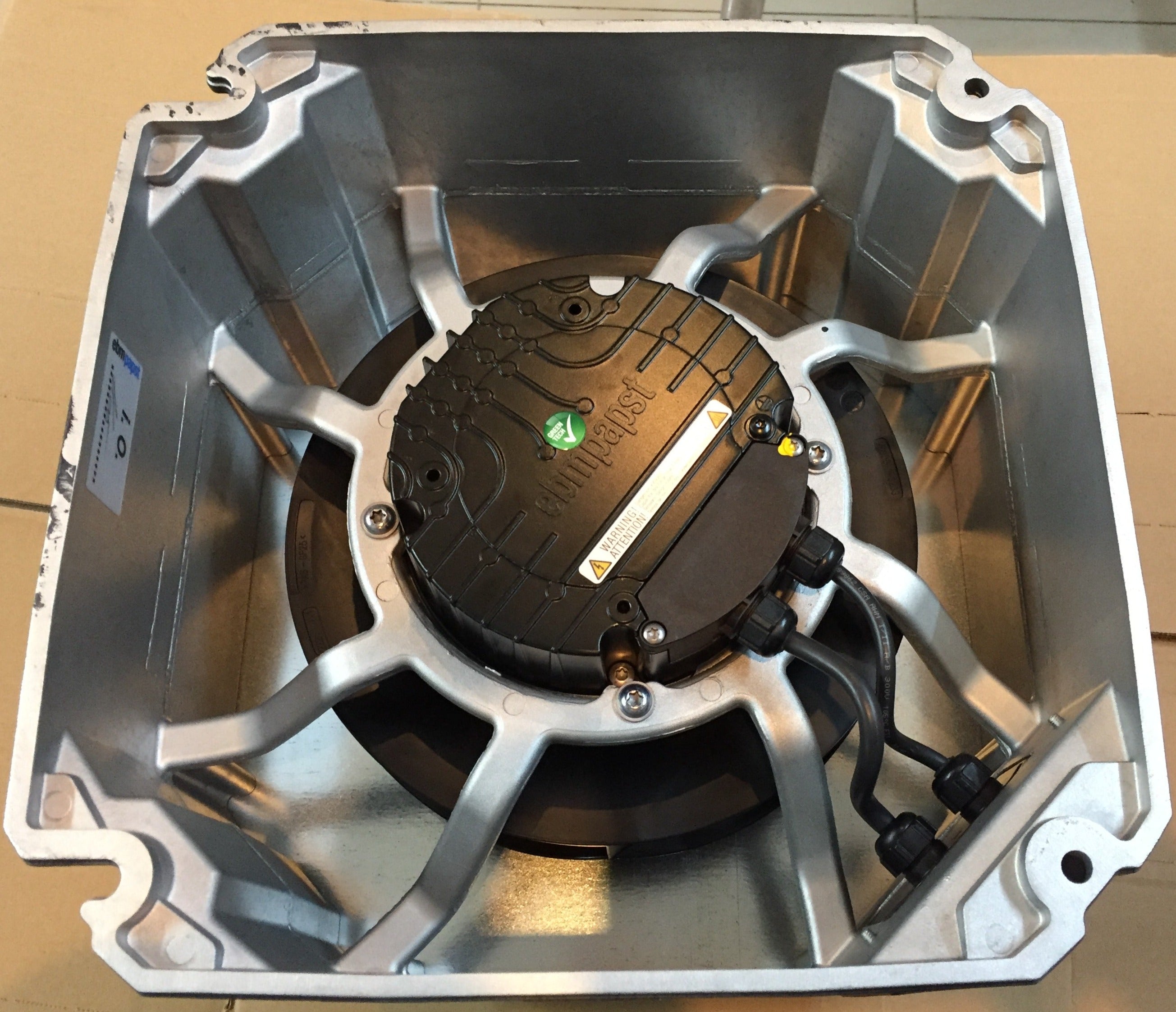 GR25V-6IK.BA.1R A5E35451924 ZIEHL-ABEGG centrifugal fan 0.48kW 200/277V 2.4/1.75A 3800rpm