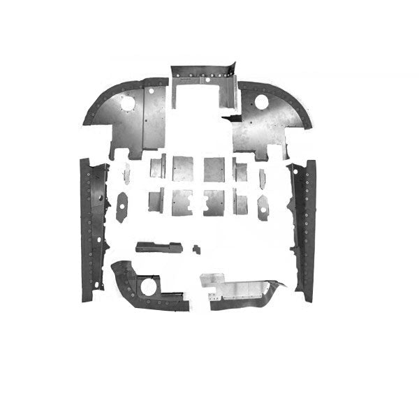 Cessna 180 1956-81 182 58-73 Package B Engine Baffle Kit, Bare, Blue Seals