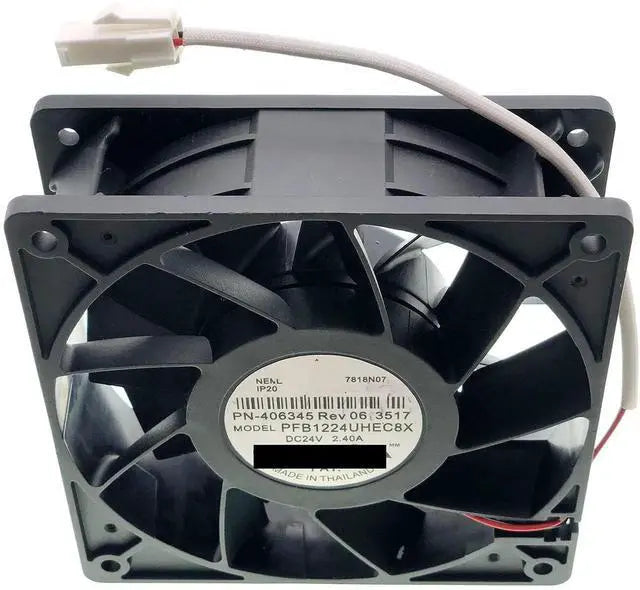 Cooling Fan for PFB1224UHEC8X PN-406345 Rev06 2217 DC 24V 2.40A 12CM Size :120×120×38mm 5500RPM