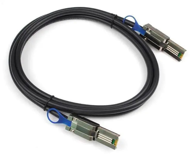 2PCS Mini SAS26P SFF-8088 to SFF-8088 2M 6.6 feet External Cable Attached SCSI