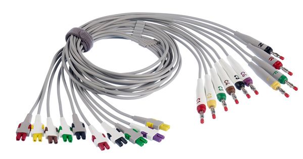 CAM 14 Patient Leadwires - 14 Lead, Banana 2016033-001