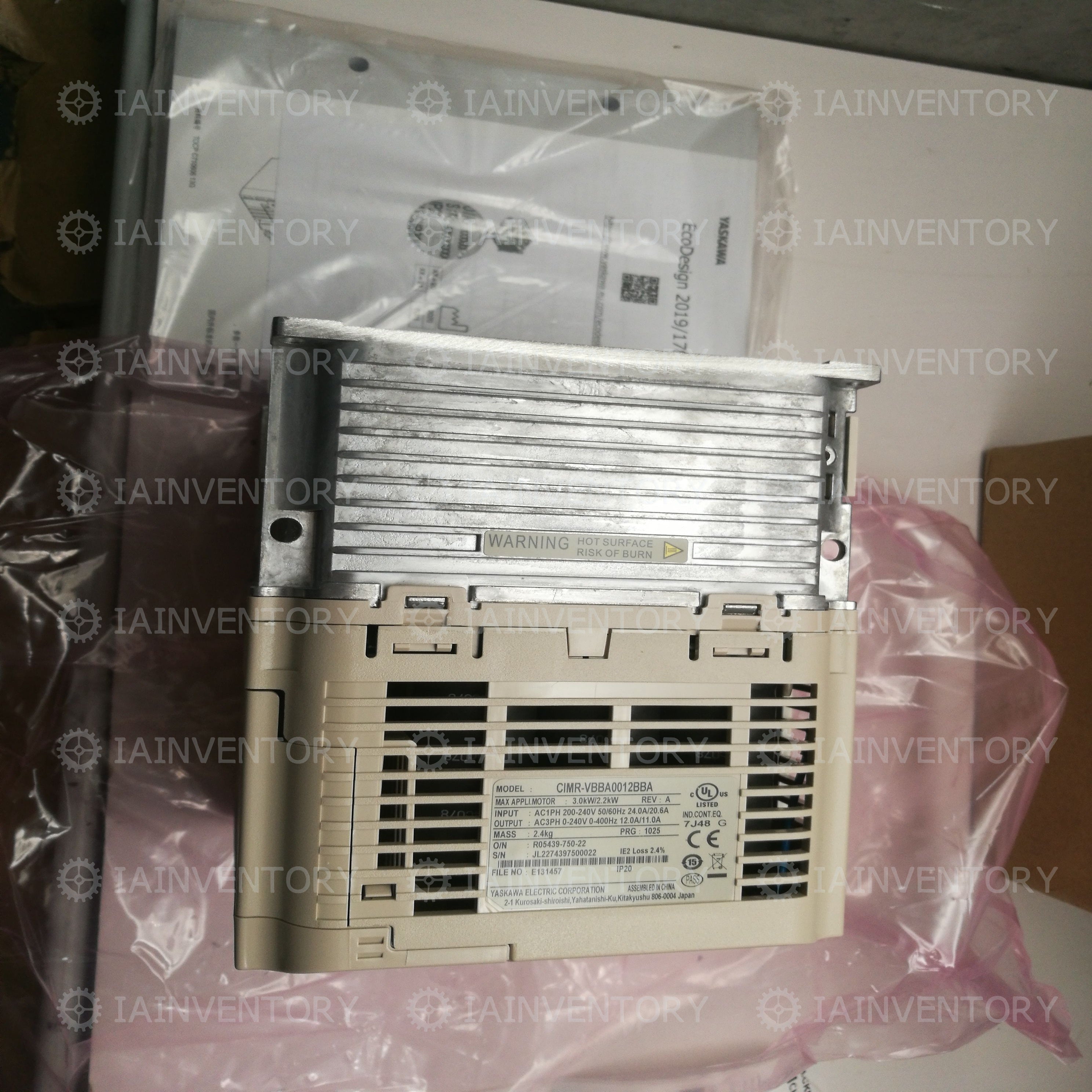 YASKAWA inverter CIMR-VBBA0012BBA