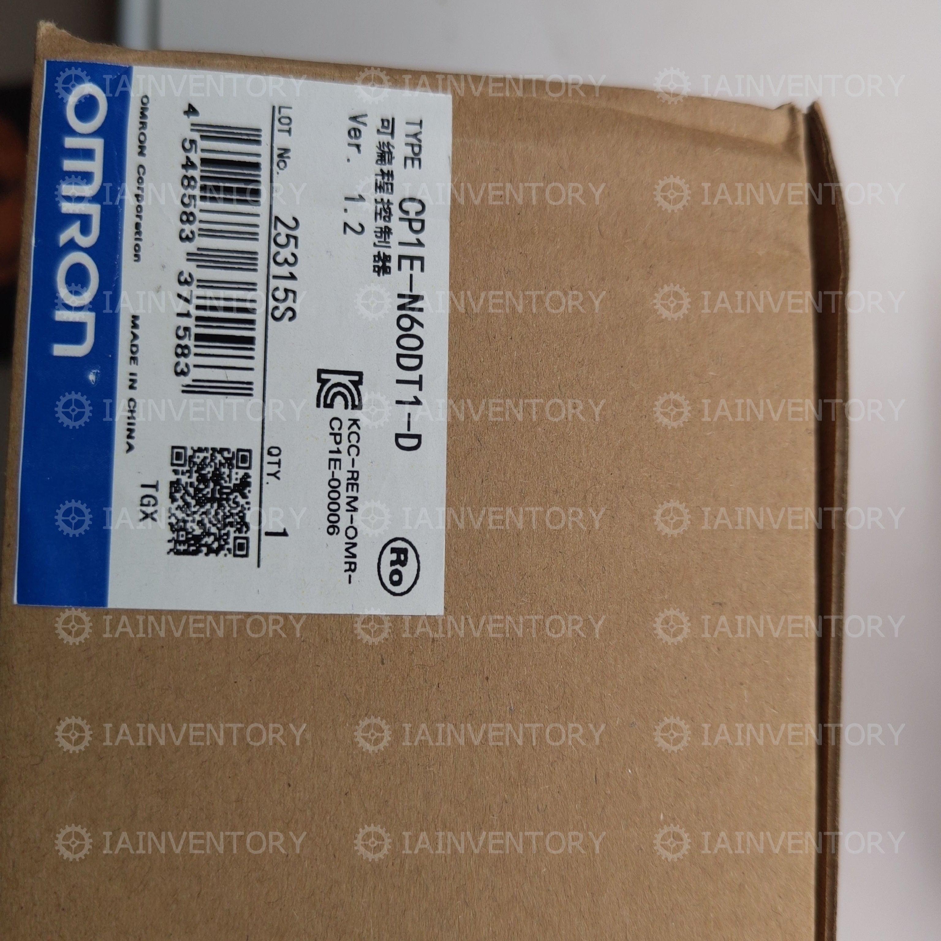 Omron CP1E-N60DT1-D PLC module