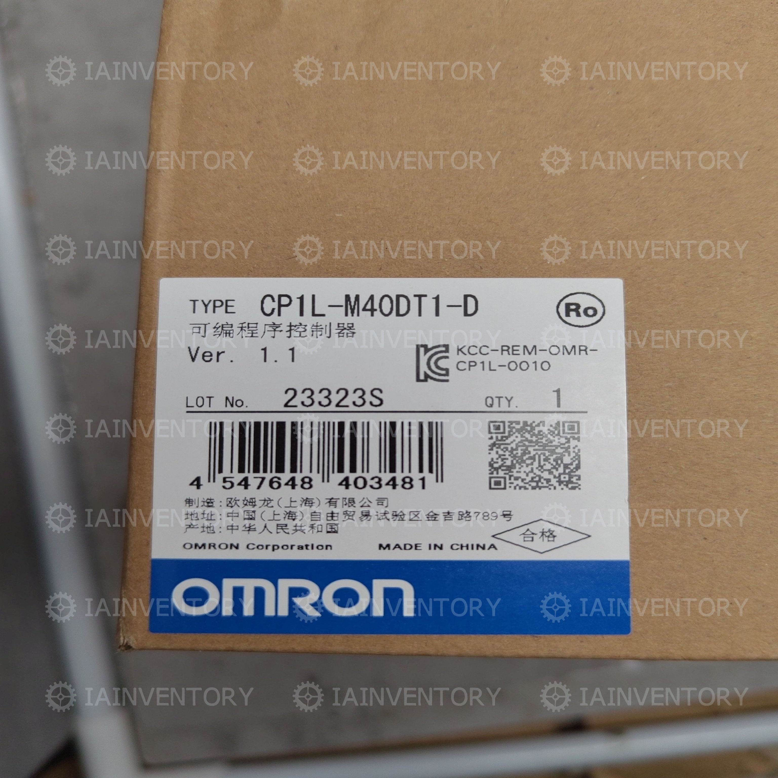 OMRON PLC CP1L-M40DT1-D