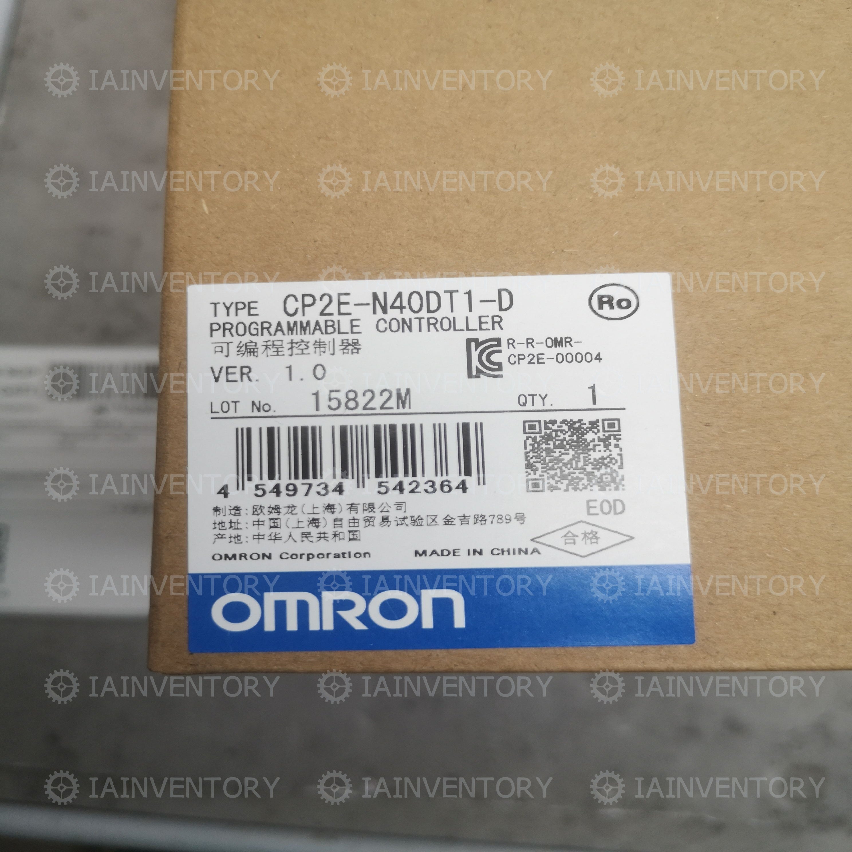 CP2E-N40DT1-D PLC Model CP2EN40DT1D 1PC