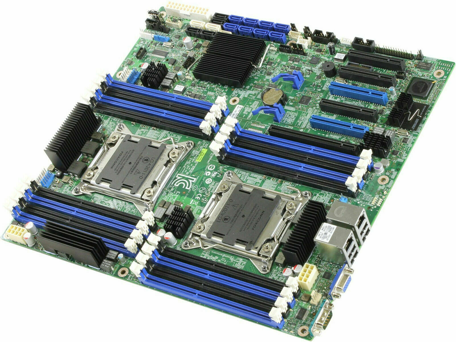 Intel S2400SC2 SSI CEB Socket LGA1356 2 Processors supported C602-A 2 x Gigabit LAN onboard graphics (PBA# G18552-403 / 404) Server Motherboard - DBS2400SC2