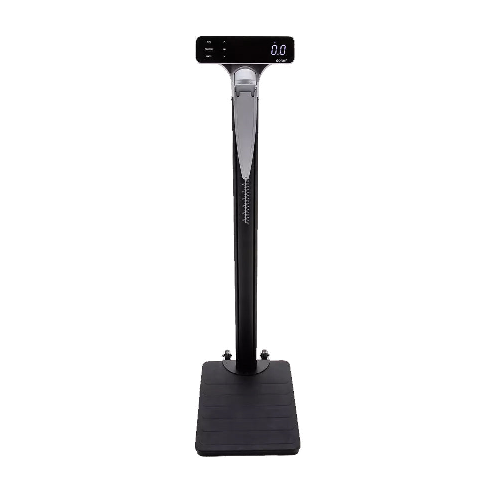 Bariatric Digital Physician Scale. Eye-Level w/ Adjustable Height Rod. 49.75" H