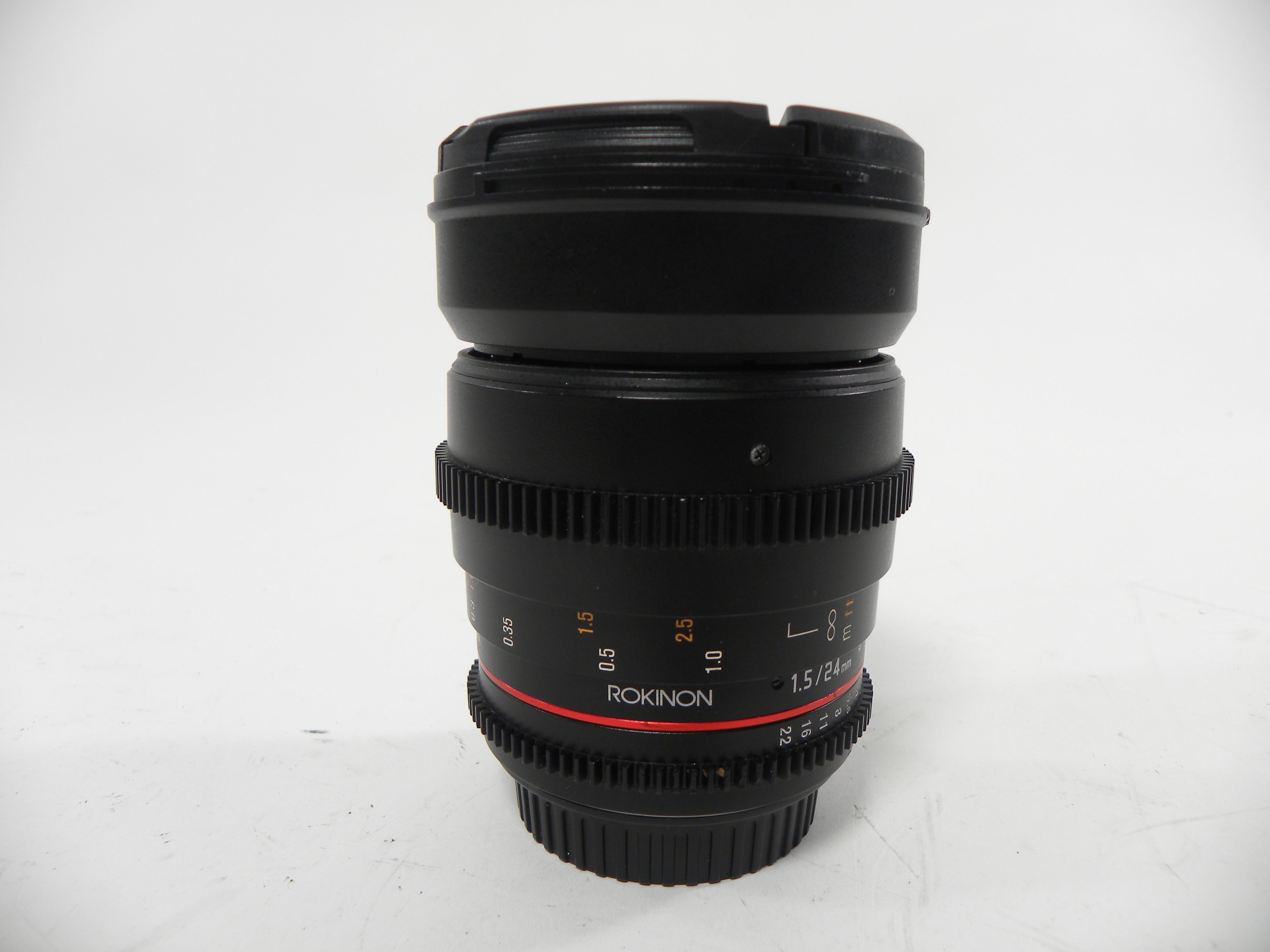 Rokinon 24mm f1.5 Canon EF-S Mount Parts only AS IS