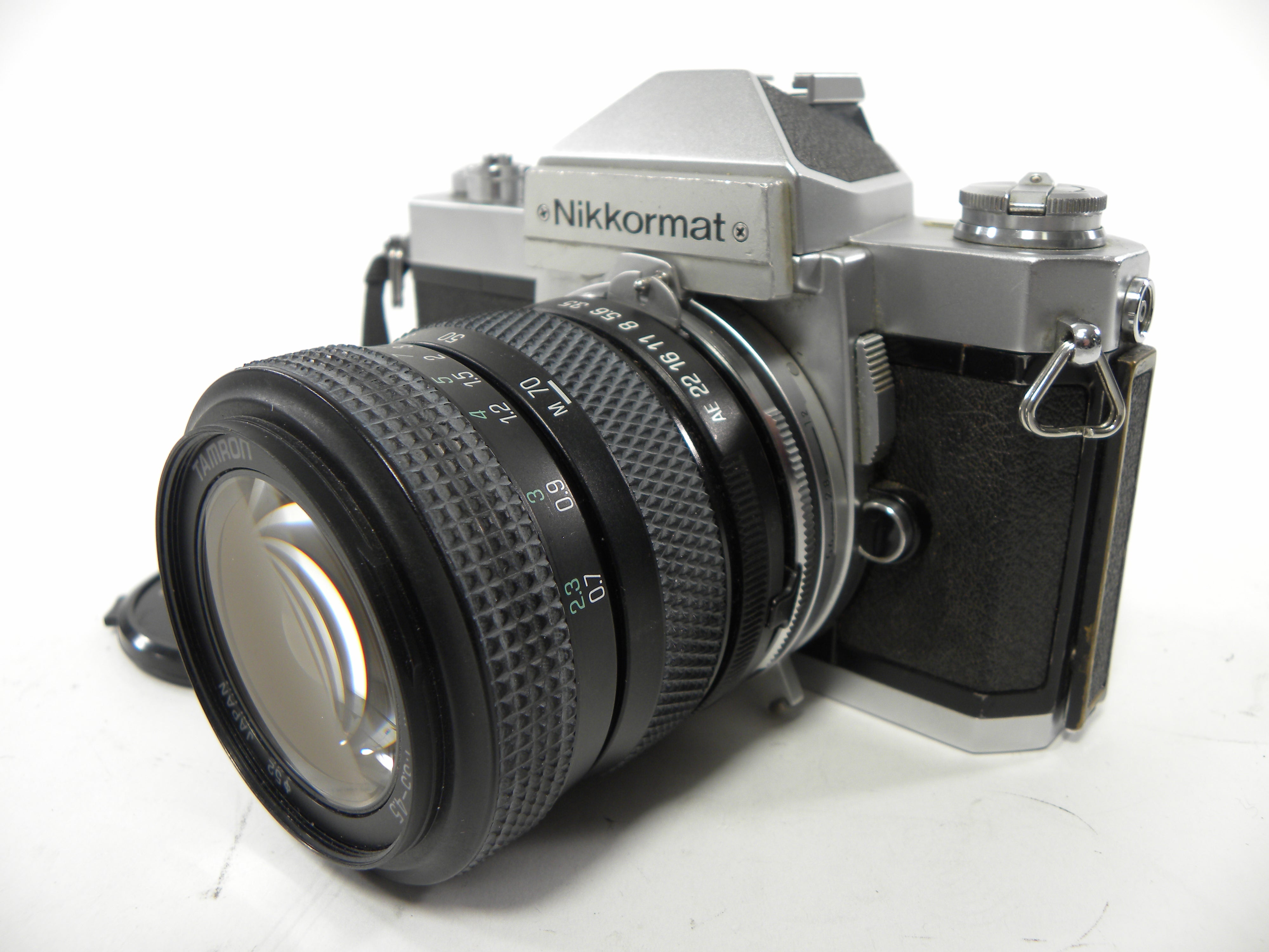 Nikon FT2 35mm SLR w/Tamron 28-70 f3.5-4.5 AS IS No Returns