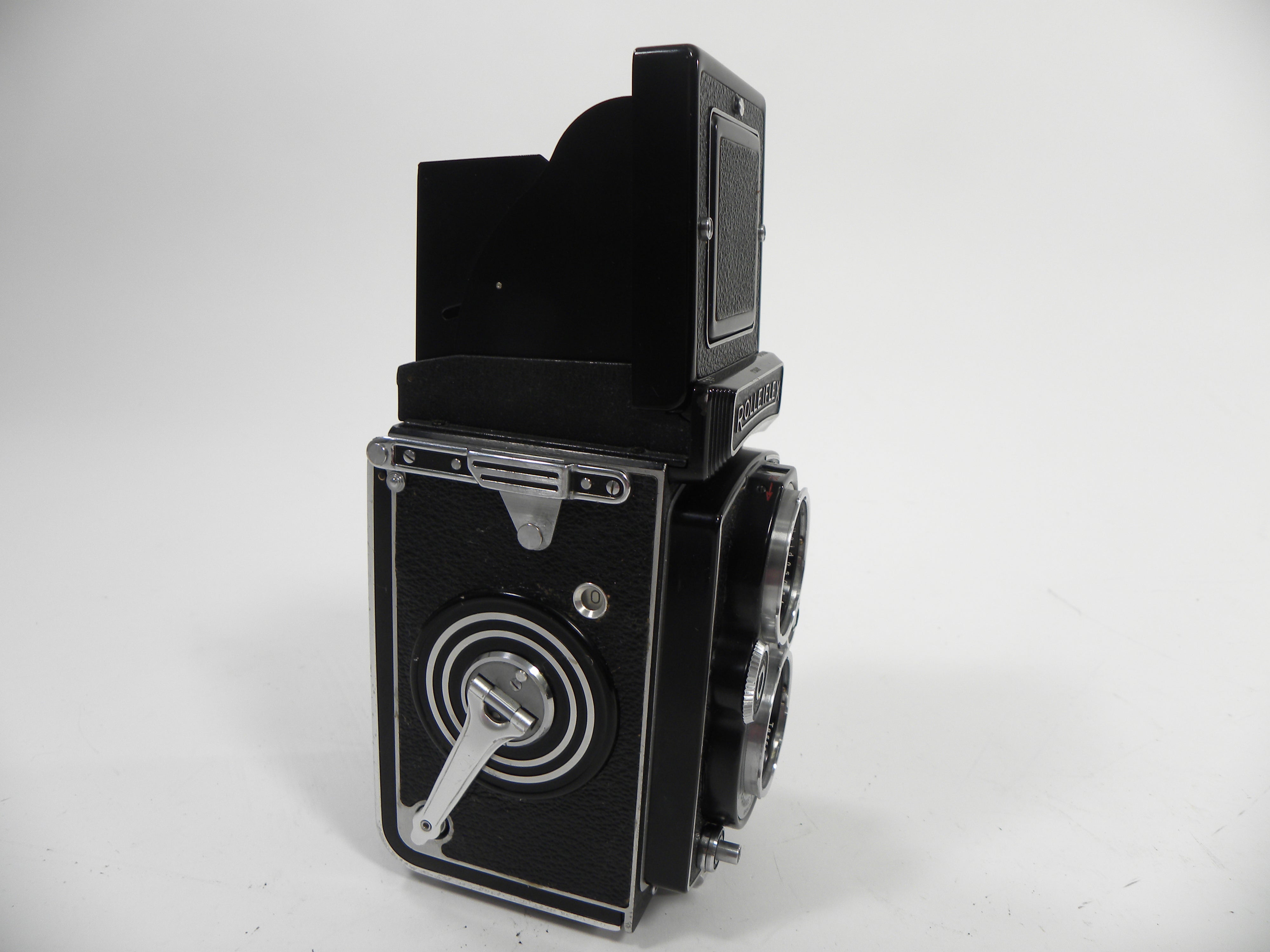 Rolleiflex 3.5B w/Tessar 75mm f3.5 Heidosmat Viewing Lens