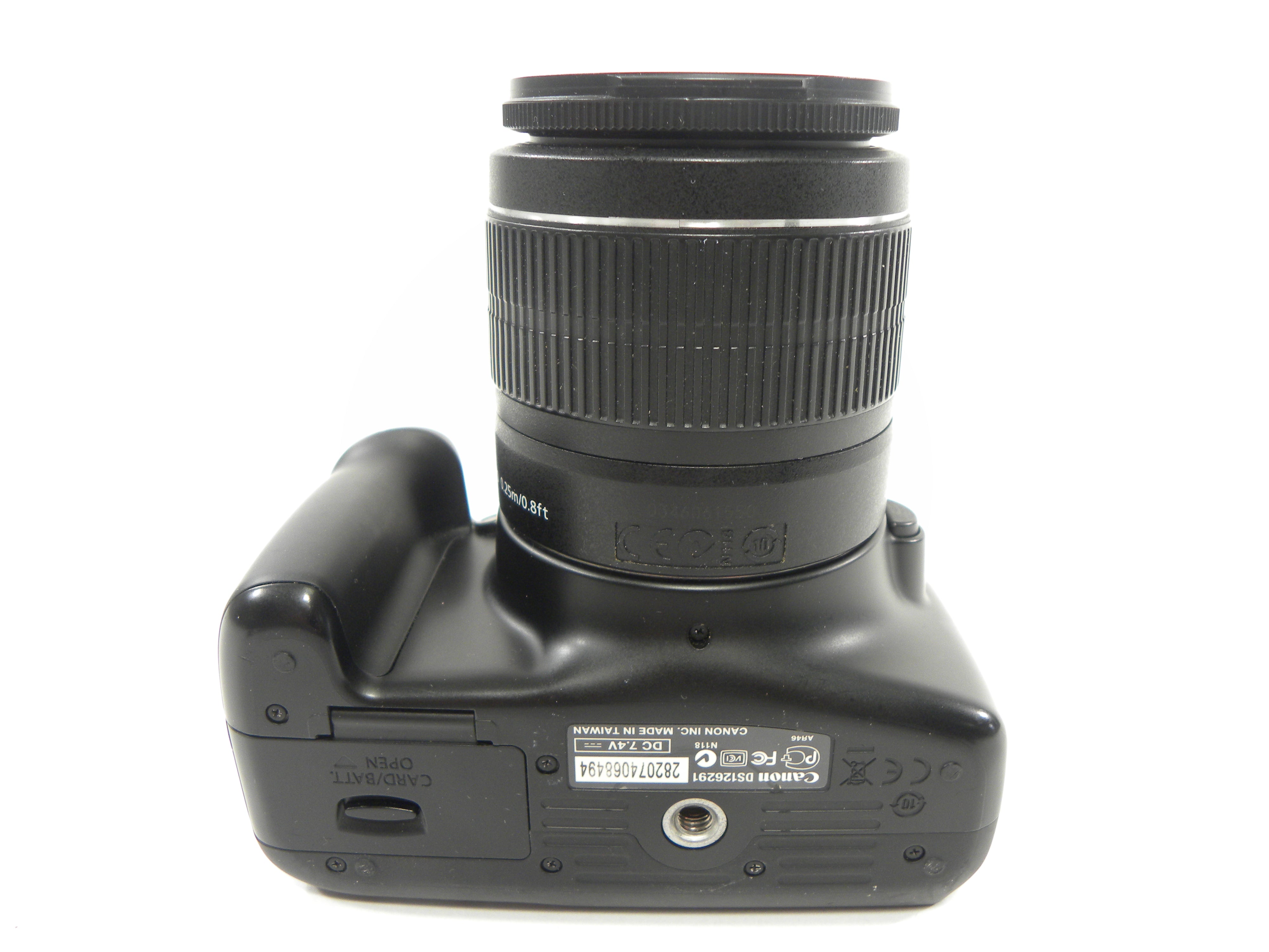 Canon EOS T3 12.2mp Digital SLR w/EF-S 18-55mm IS II Shutter Ct. 8,945 AS IS