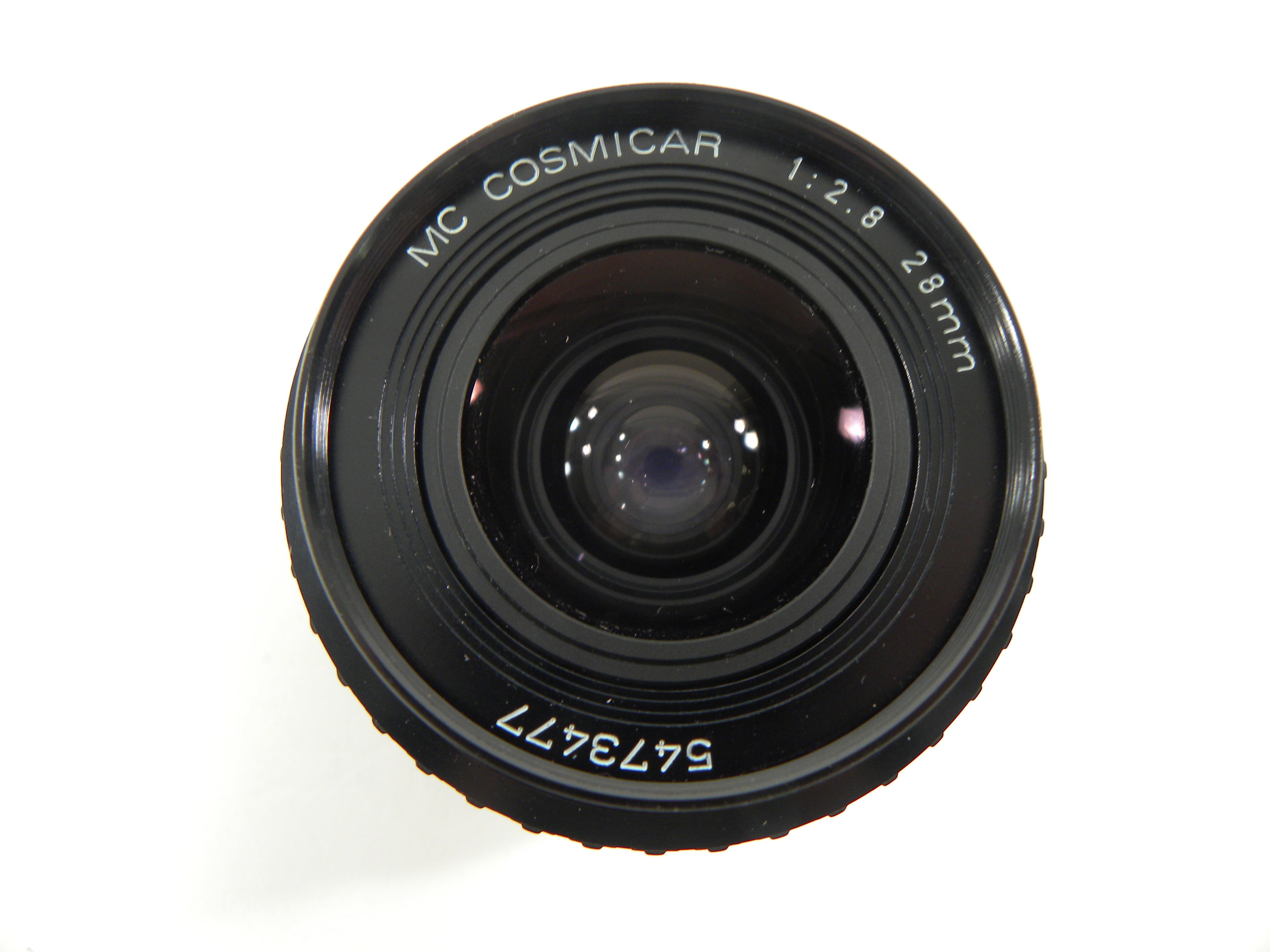 Cosmicar MC 28mm f2.8 PK Mount