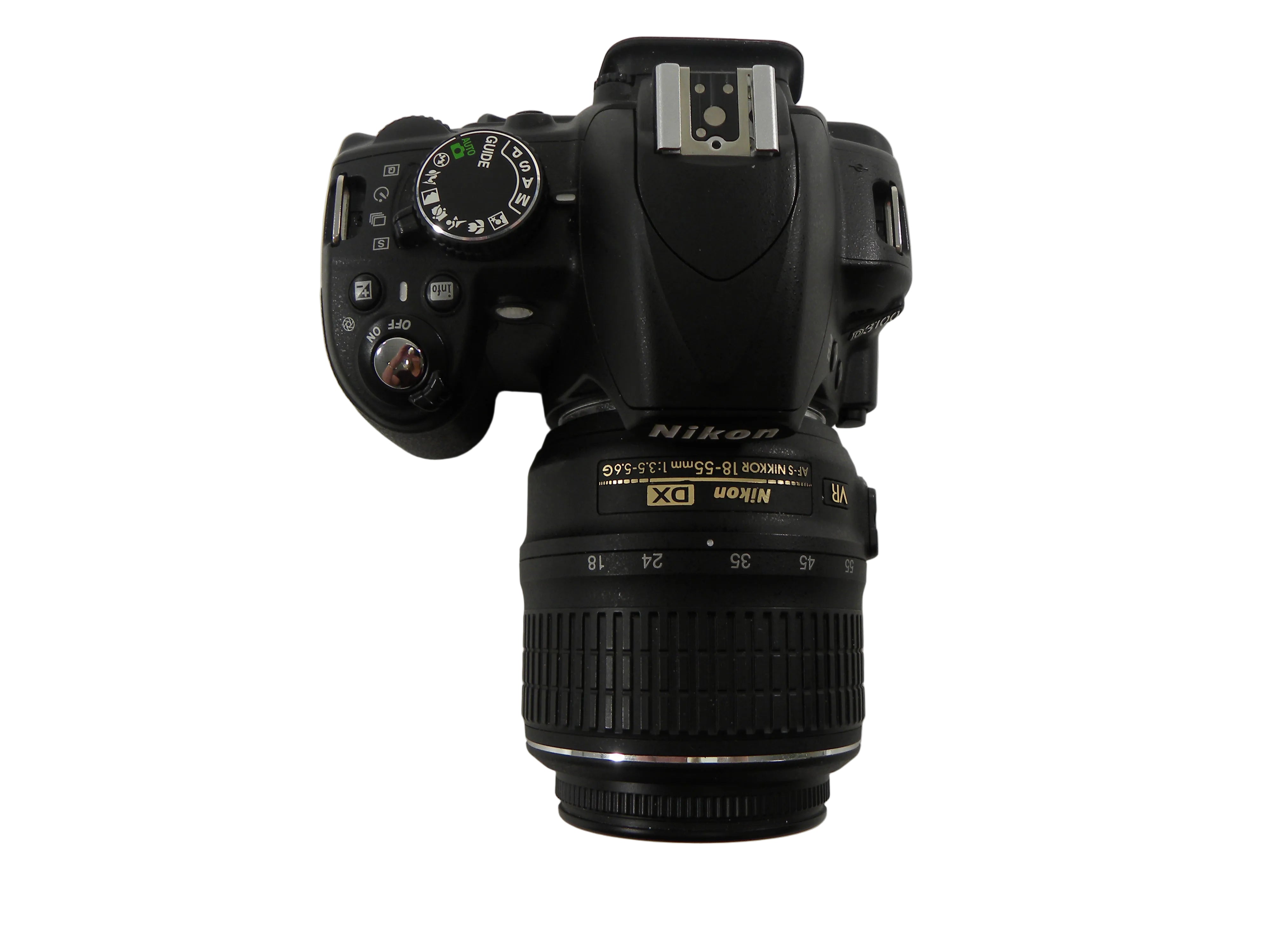 Nikon D3100 14.2mp Digital SLR w/Nikkor AF-S DX VR 18-55 Shutter Ct. 346