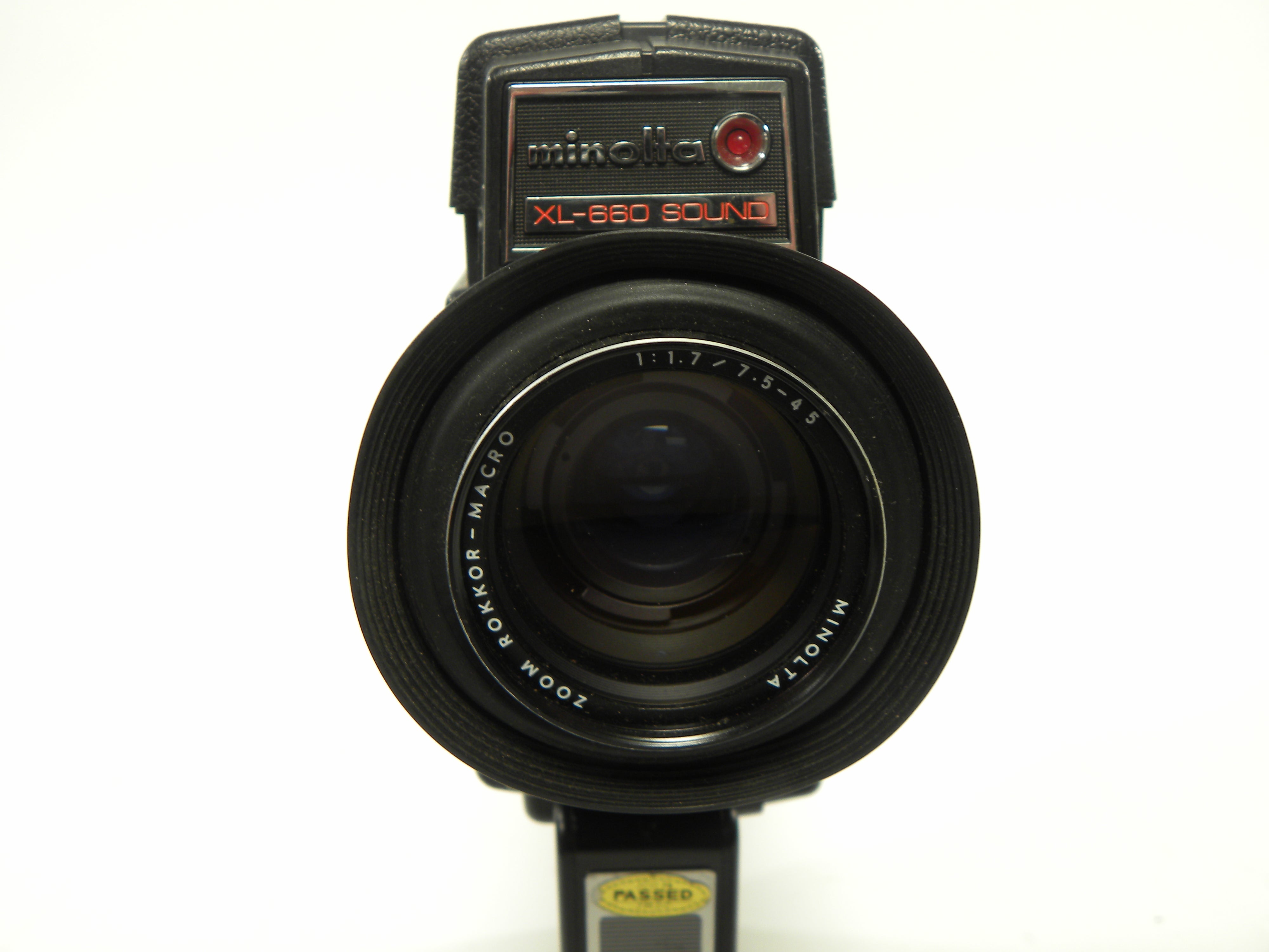 Minolta XL-660 8mm Sound Video Camera UNTESTED!